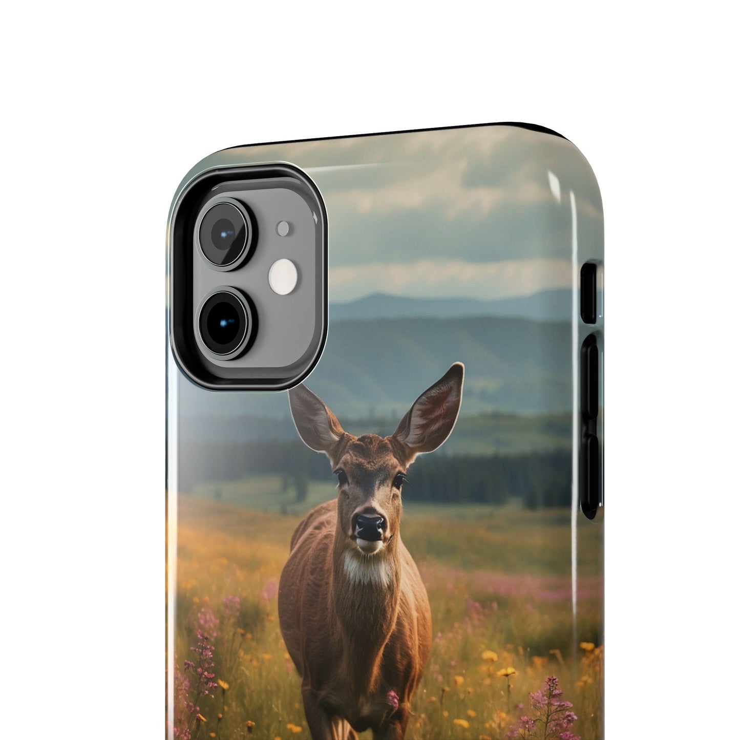 Rustic Meadow Deer – iPhone Case