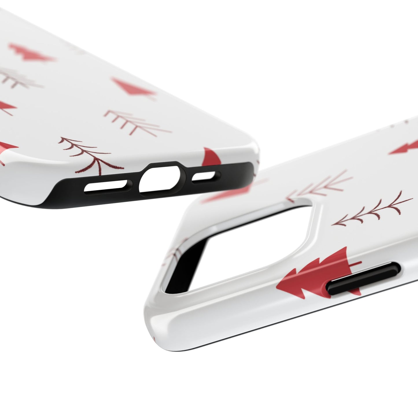 Scandi Red Pine Trees - iPhone Series Case
