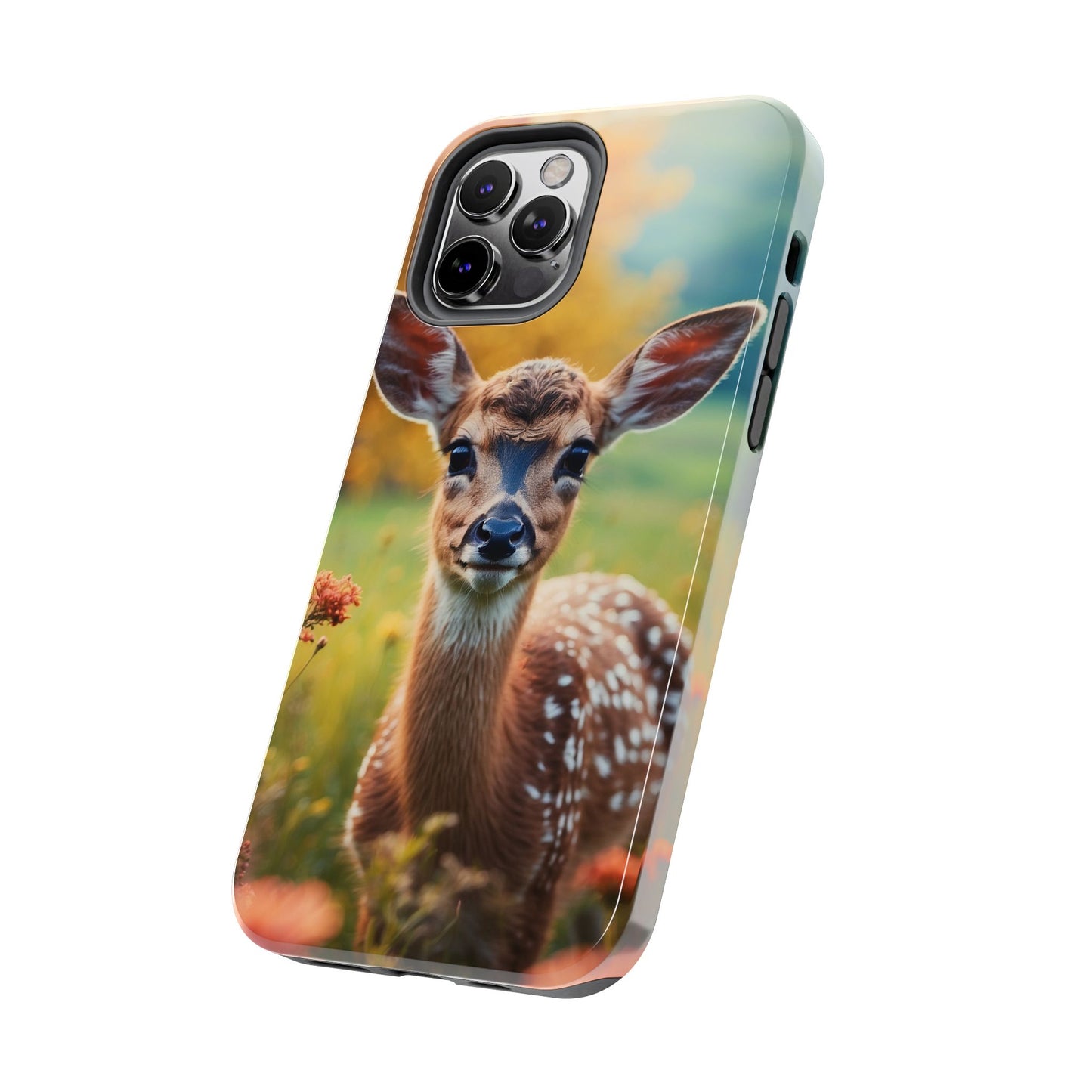 Golden Meadow Fawn iPhone Case