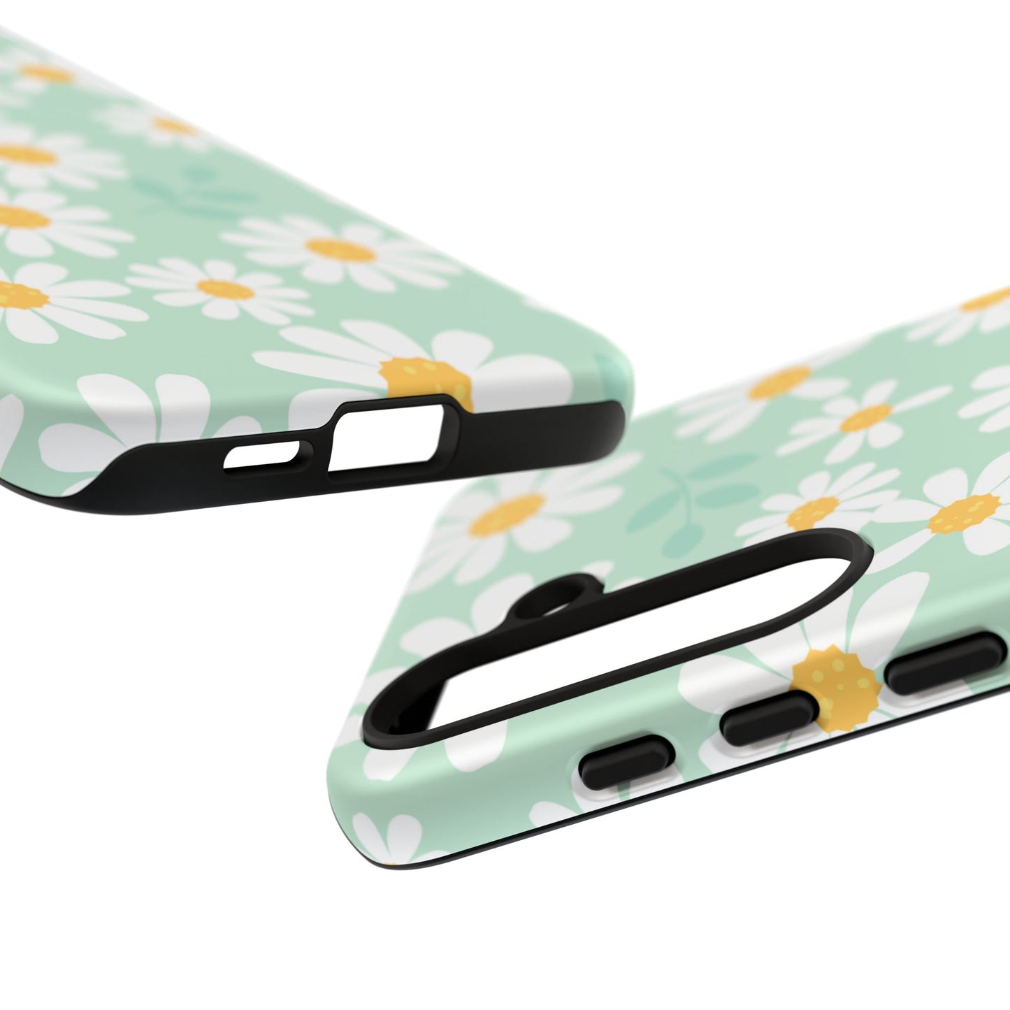 Charming Daisy Floral Tough Samsung Galaxy Case – Spring Pastel Design, Shockproof & Slim