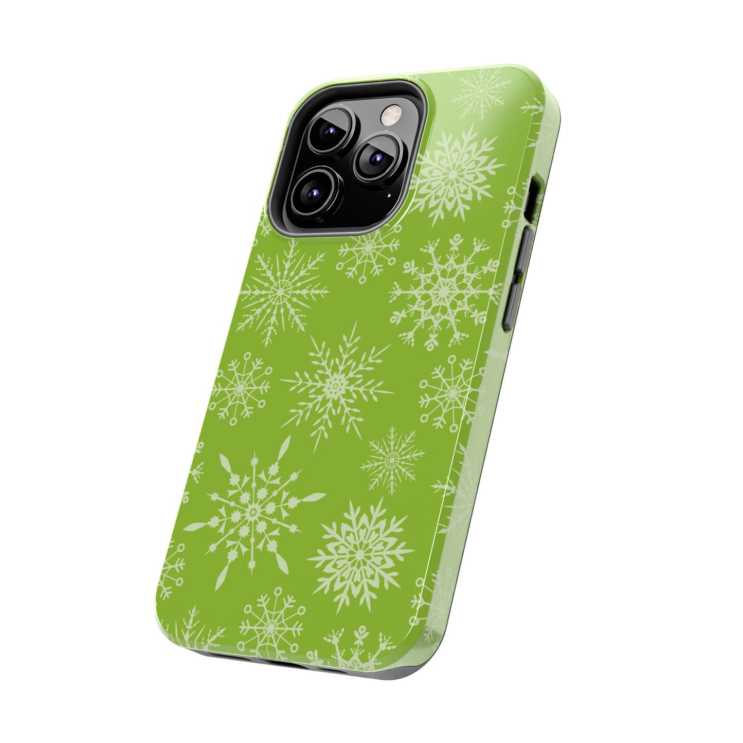 Green Snowflake Pattern – iPhone Series Case