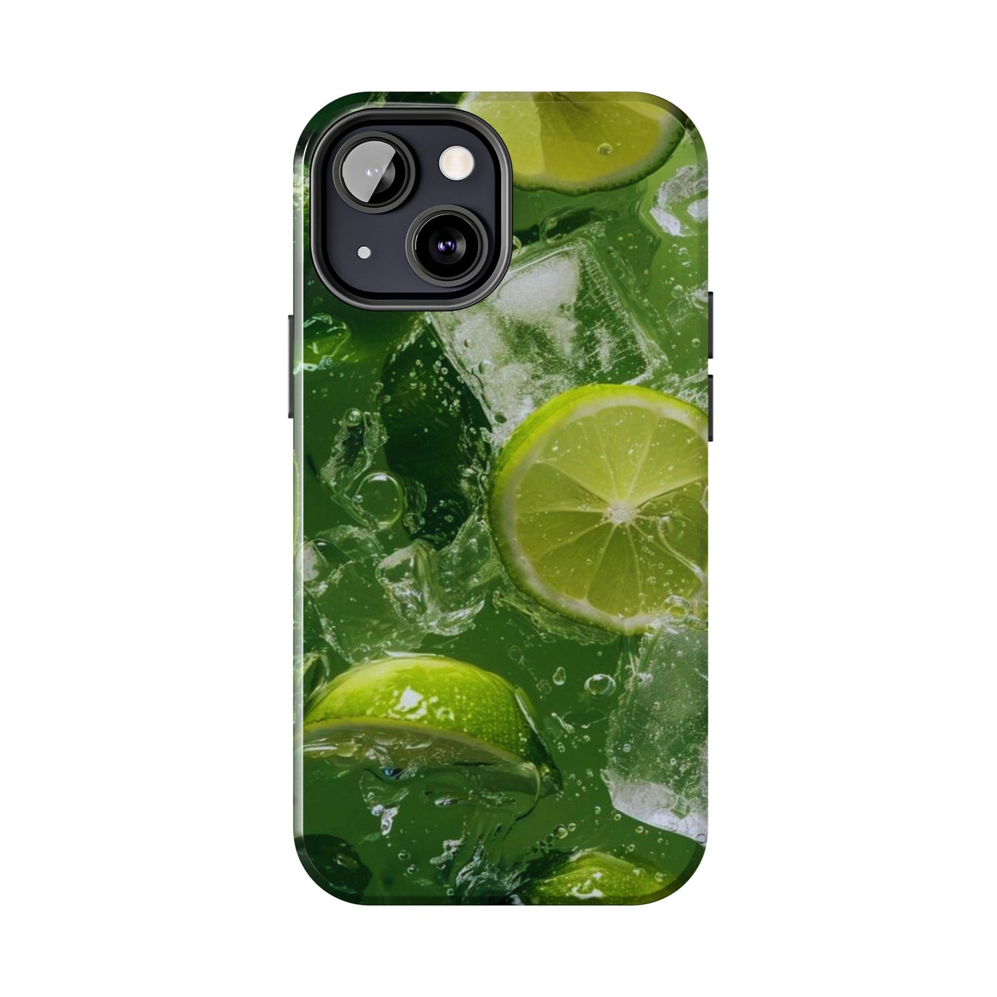 Refreshing Lime Splash iPhone Case – Tough Protection, Vivid Dual - Layer Design - BOGO Cases
