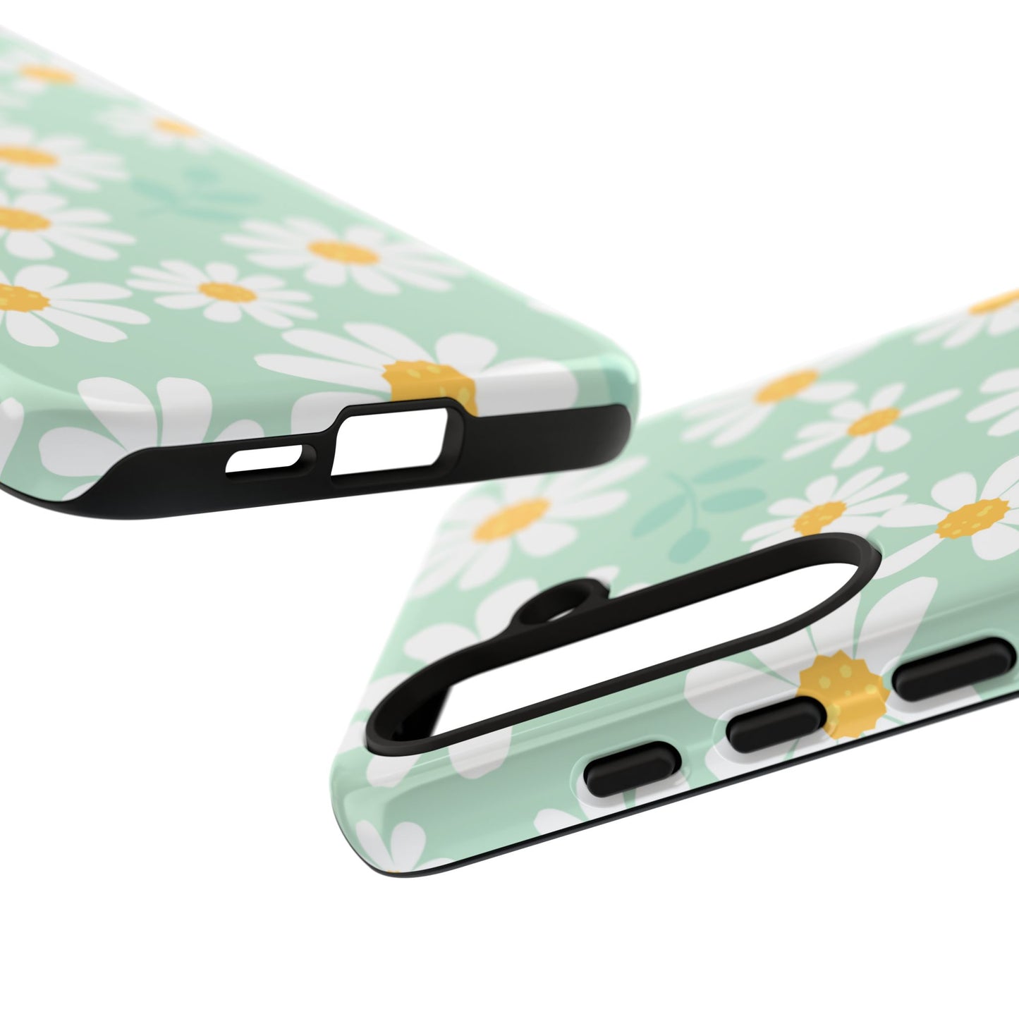 Charming Daisy Floral Tough Samsung Galaxy Case – Spring Pastel Design, Shockproof & Slim