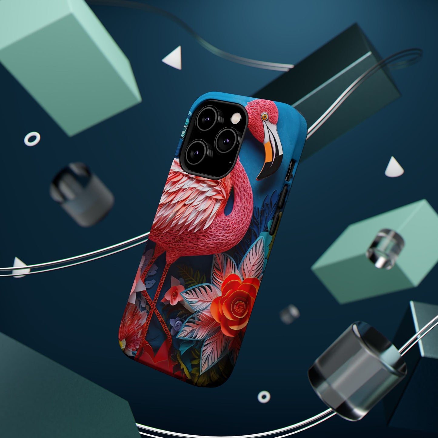 Flamingo Dreams – Bold Tropical MagSafe iPhone Case