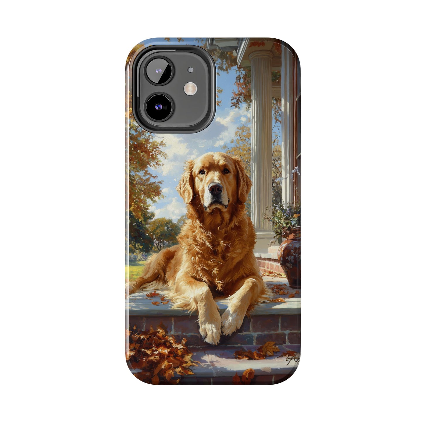 Golden Retriever Autumn Serenity - iPhone Series Case