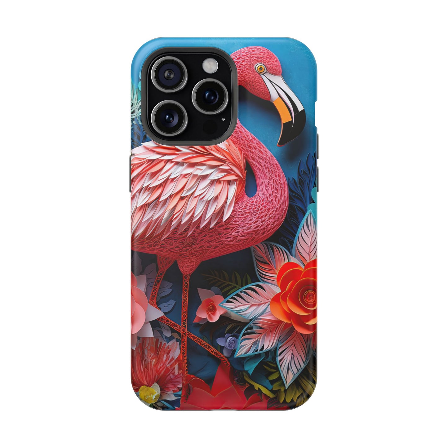 Flamingo Dreams – Bold Tropical MagSafe iPhone Case