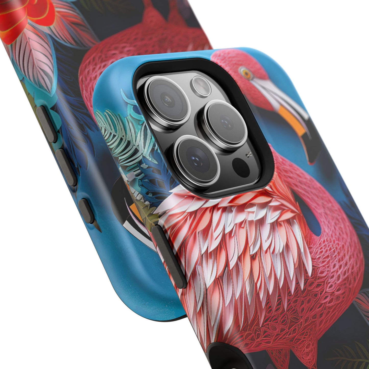 Flamingo Dreams – Bold Tropical MagSafe iPhone Case