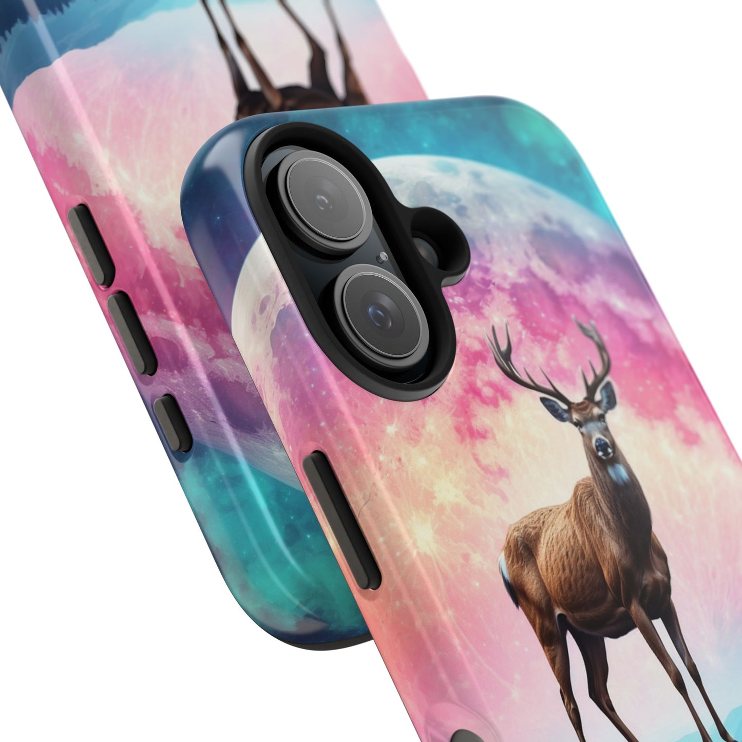 Stag in Moonlit Glow iPhone Case