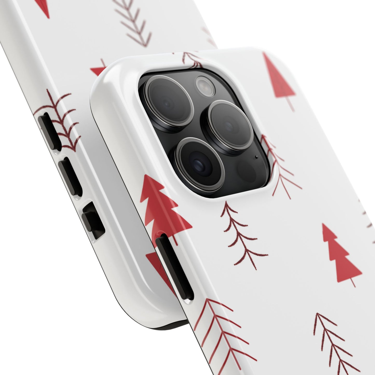 Scandi Red Pine Trees - iPhone Series Case