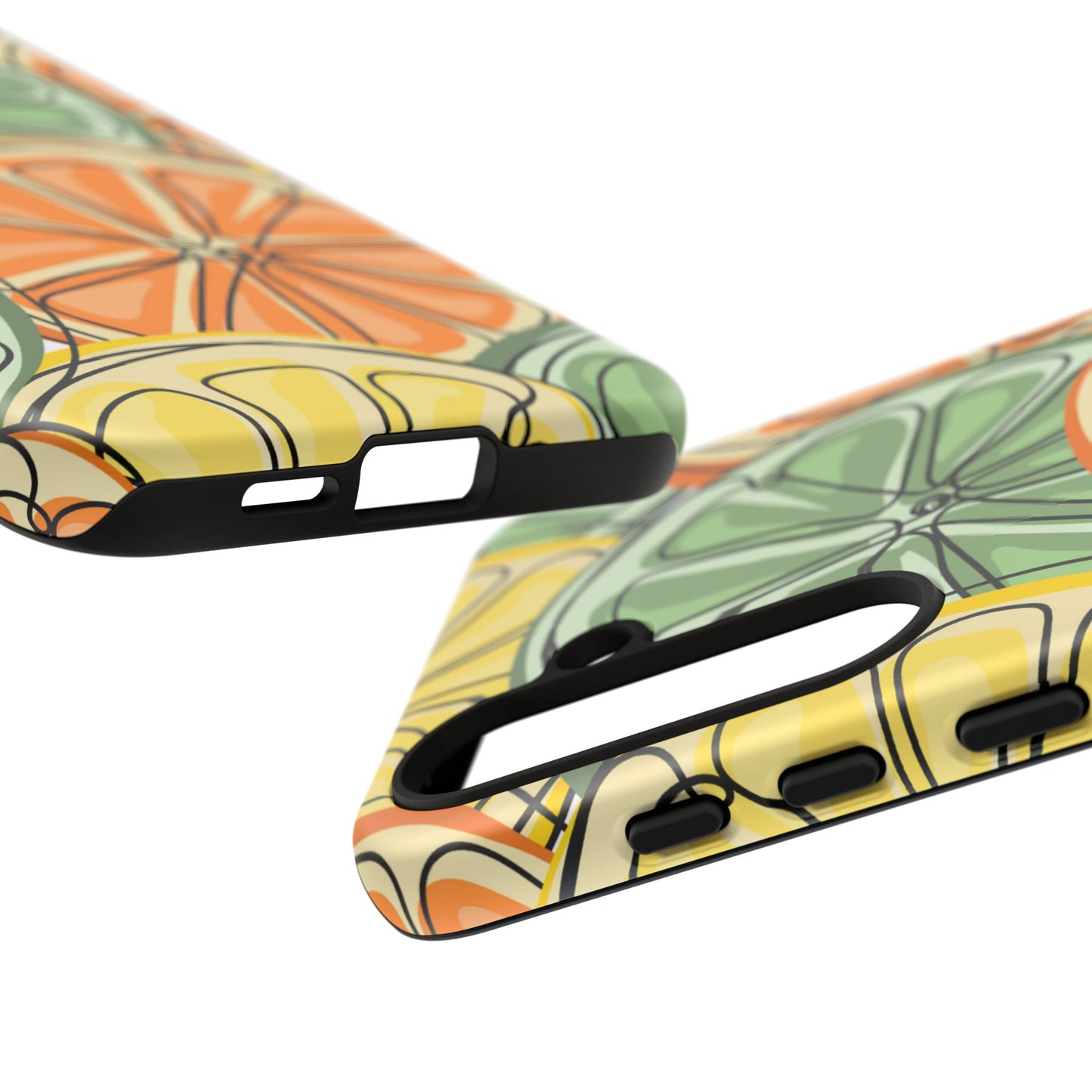 Citrus Zest Tough Samsung Galaxy Case – Bold Lime, Lemon, and Orange Design, Shockproof Protection