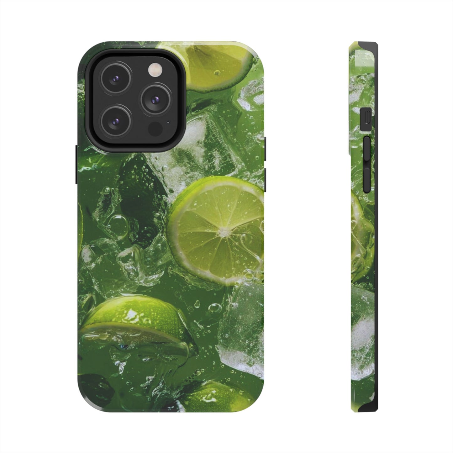 Refreshing Lime Splash iPhone Case – Tough Protection, Vivid Dual - Layer Design - BOGO Cases