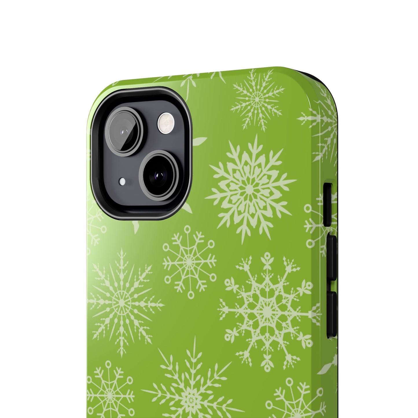 Green Snowflake Pattern – iPhone Series Case