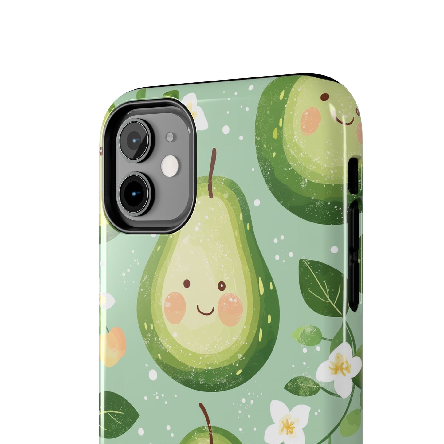 Smiling Avocados Tough iPhone Case – Cute Avocado Design, Dual - Layer Protection - BOGO Cases