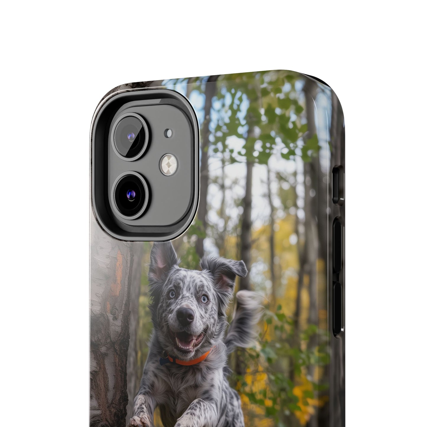 Happy Forest Dog iPhone Case – Nature-Inspired Protective Cover