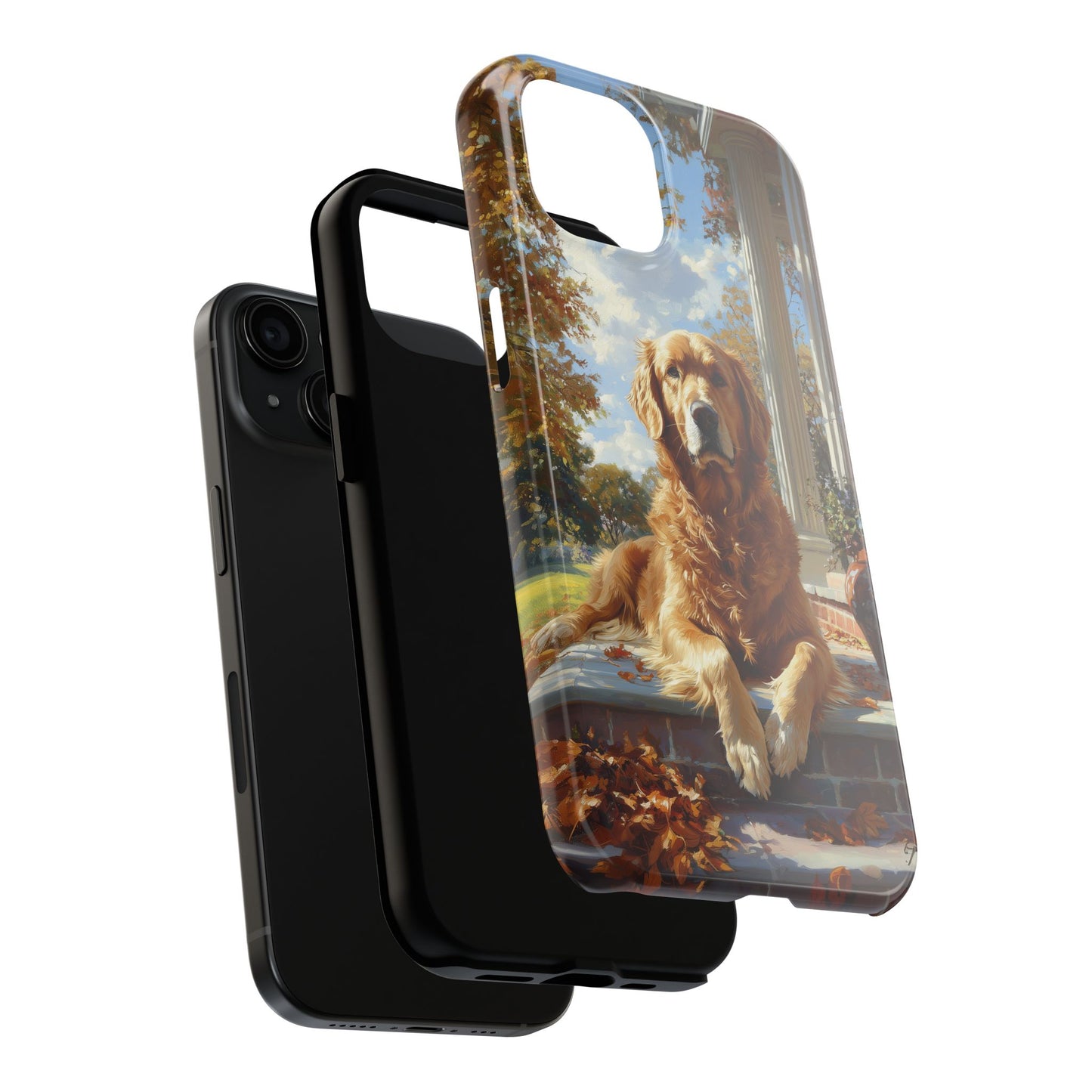 Golden Retriever Autumn Serenity - iPhone Series Case