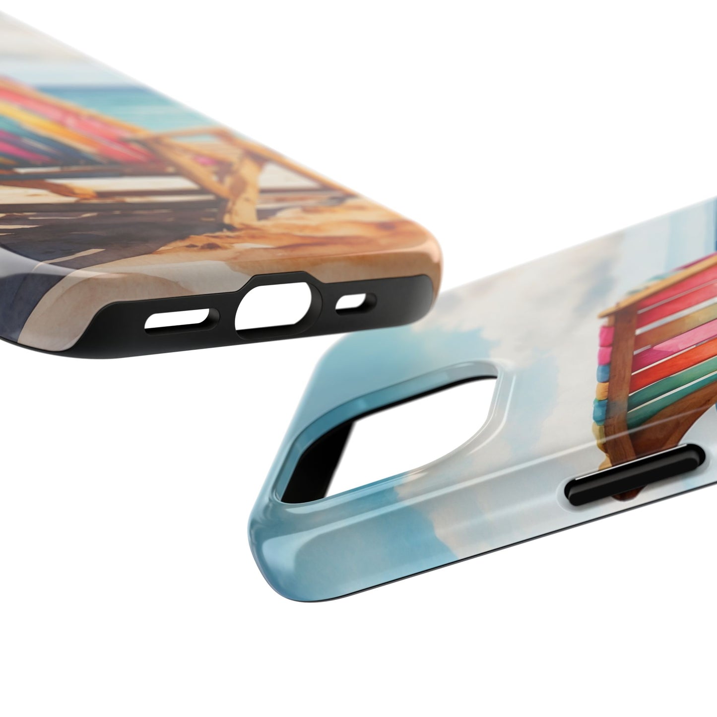 Vibrant Beach Escape iPhone Case – Tropical Summer Design