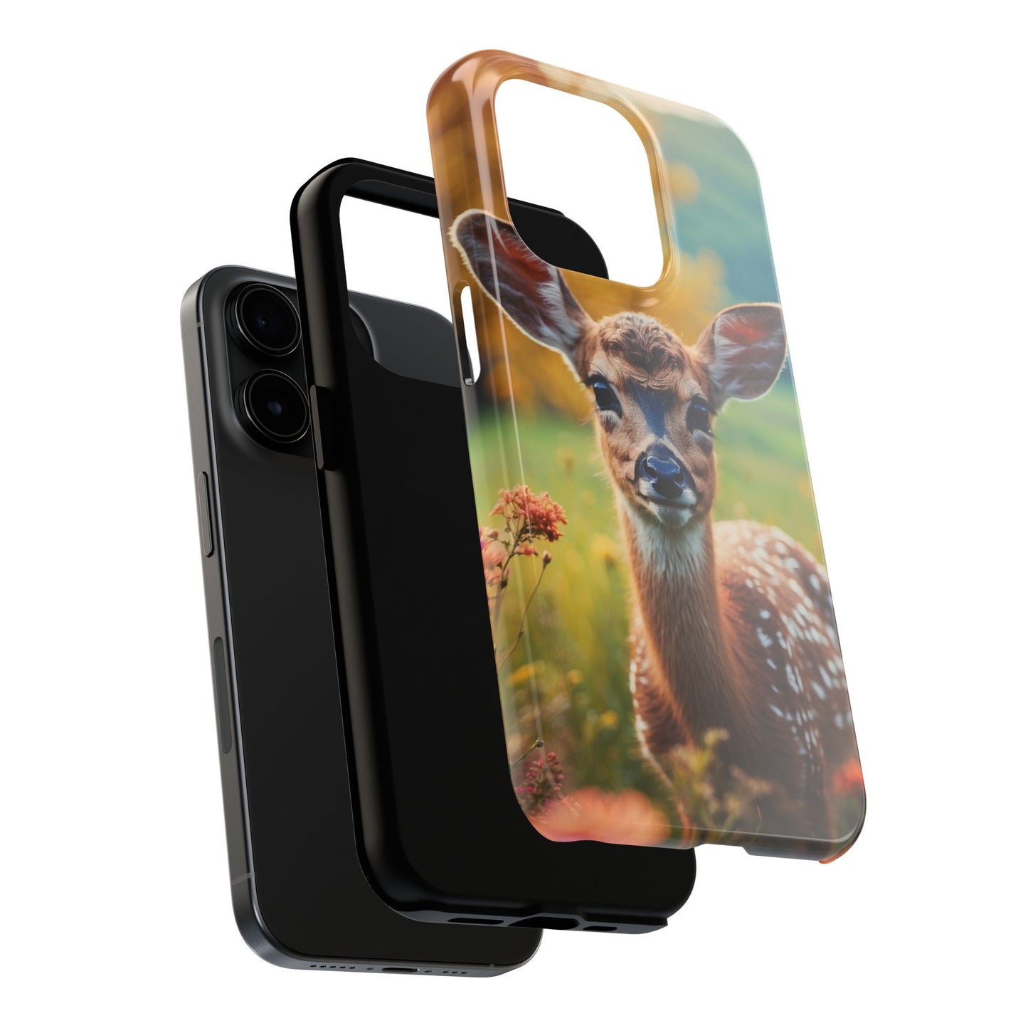 Golden Meadow Fawn iPhone Case