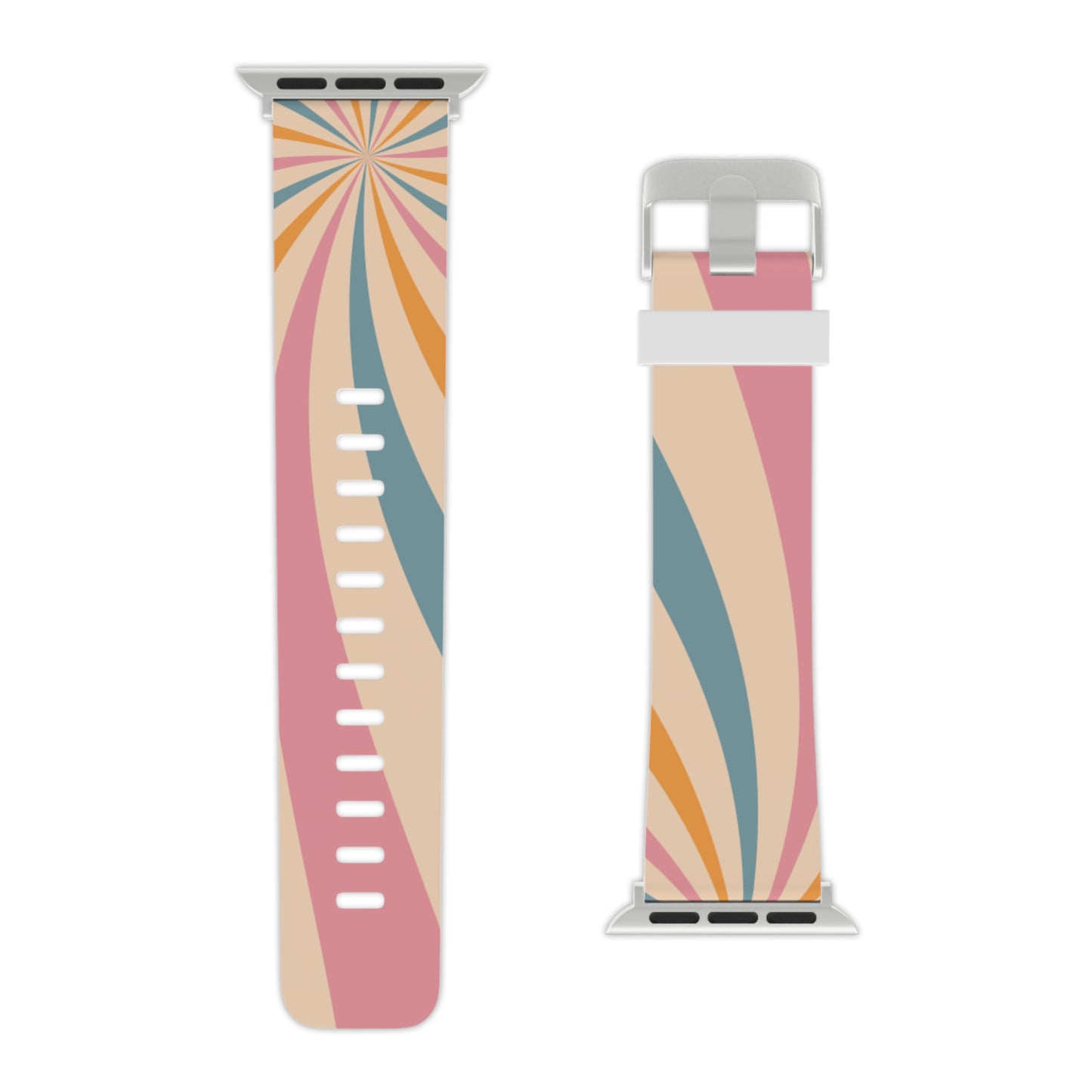 Retro Swirl Pattern Apple Band