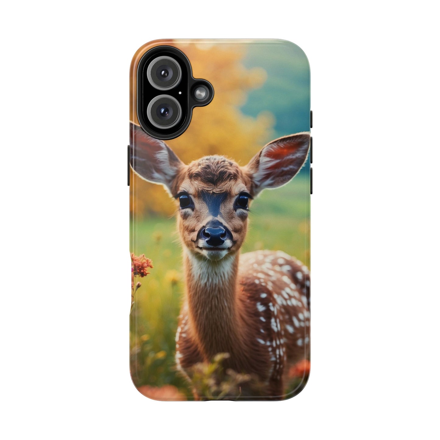 Golden Meadow Fawn iPhone Case