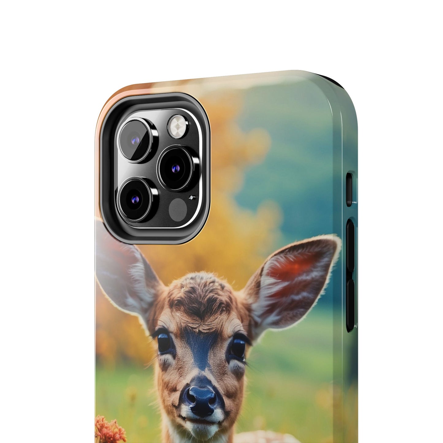 Golden Meadow Fawn iPhone Case