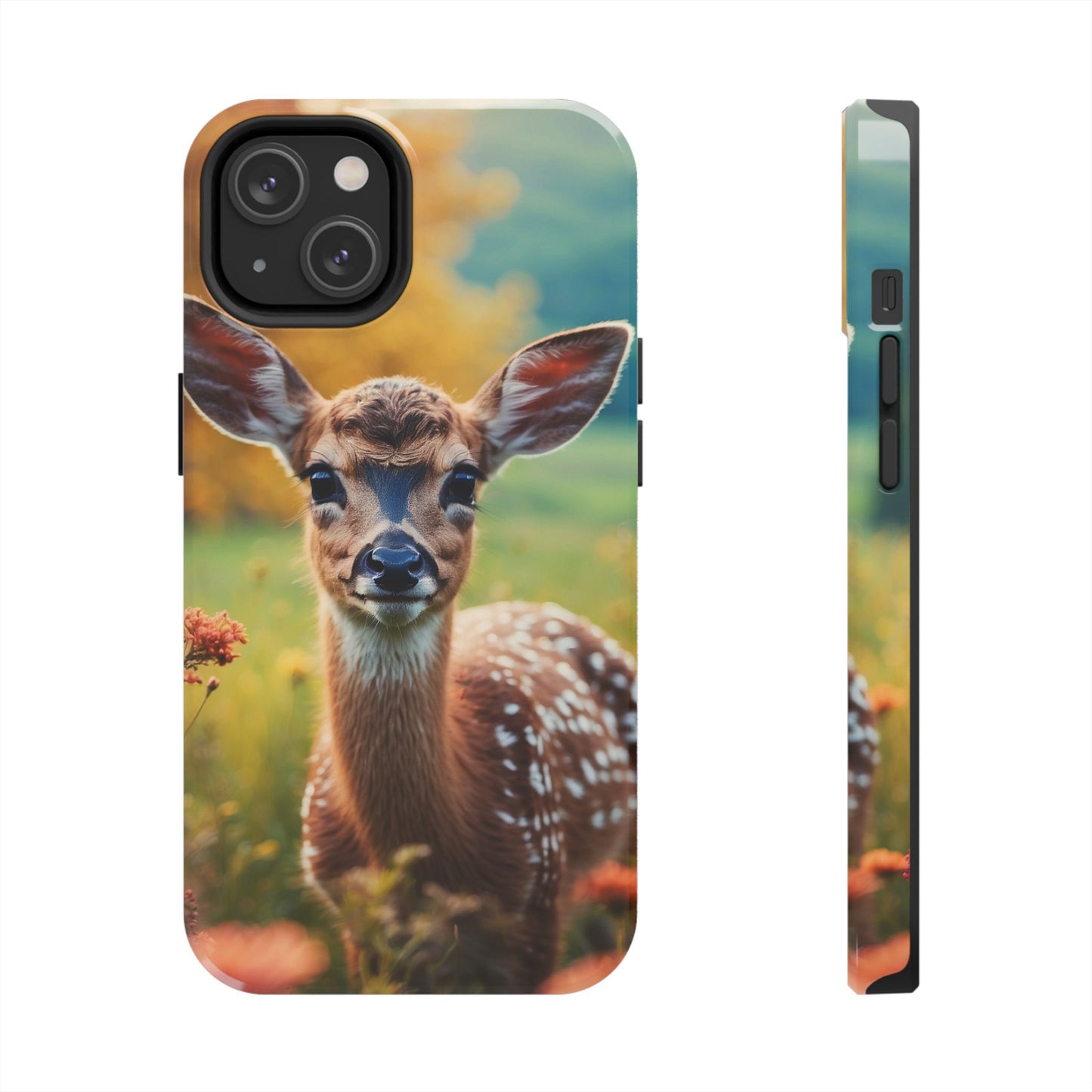 Golden Meadow Fawn iPhone Case