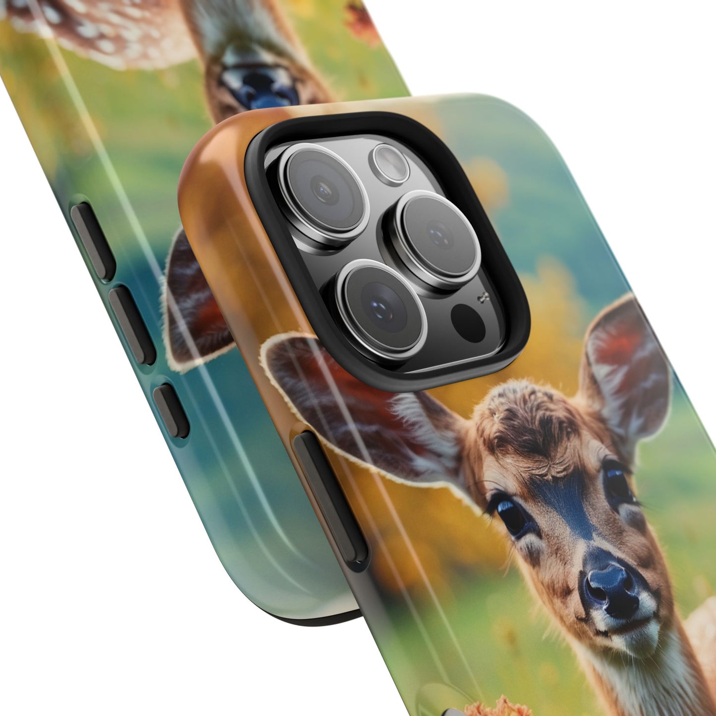 Golden Meadow Fawn iPhone Case