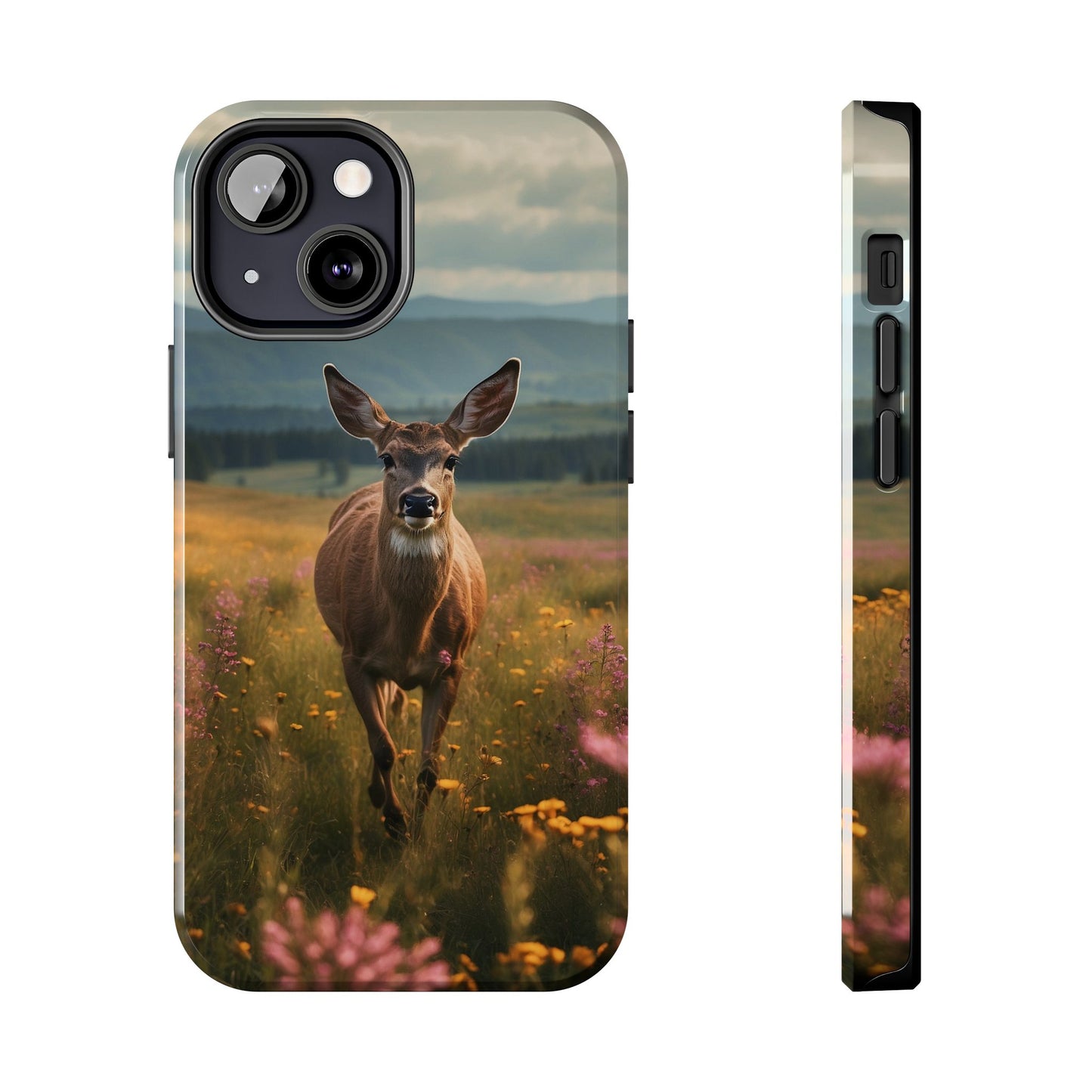 Rustic Meadow Deer – iPhone Case
