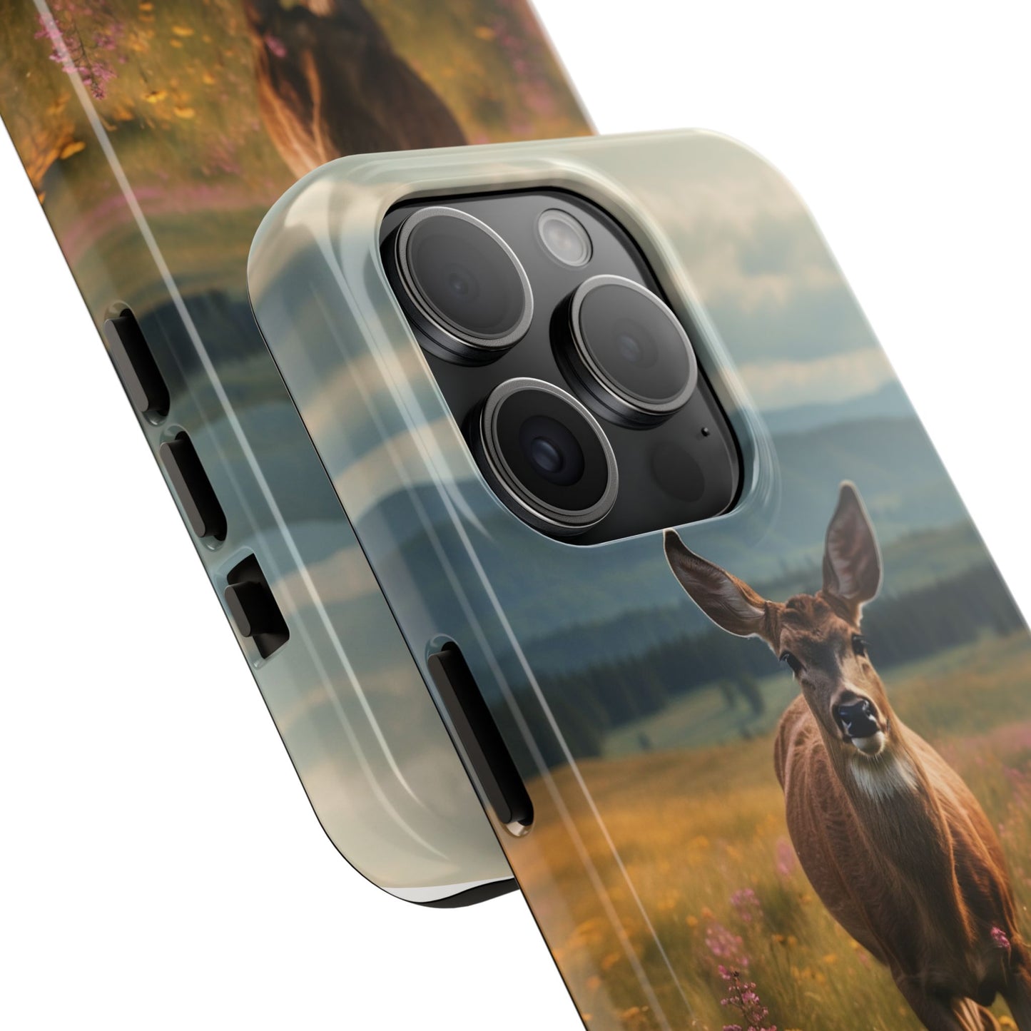 Rustic Meadow Deer – iPhone Case