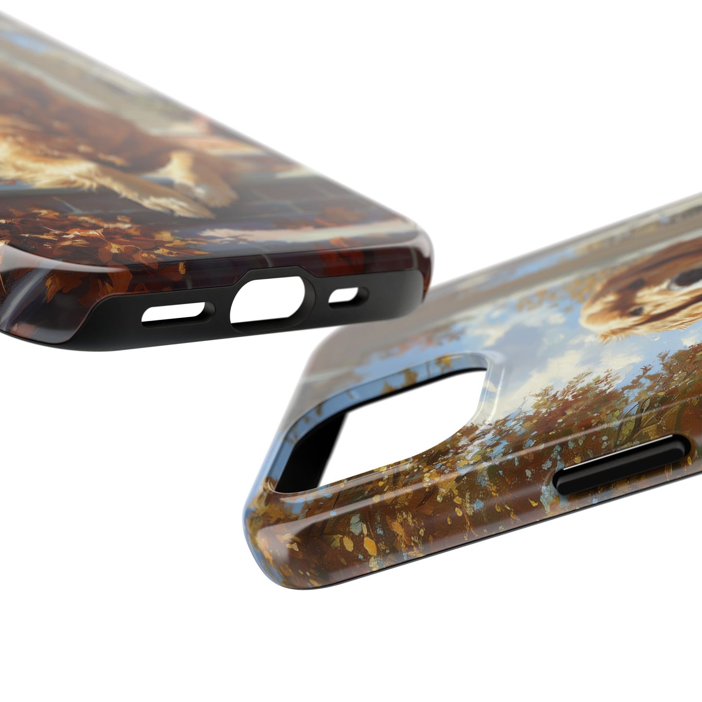 Golden Retriever Autumn Serenity - iPhone Series Case