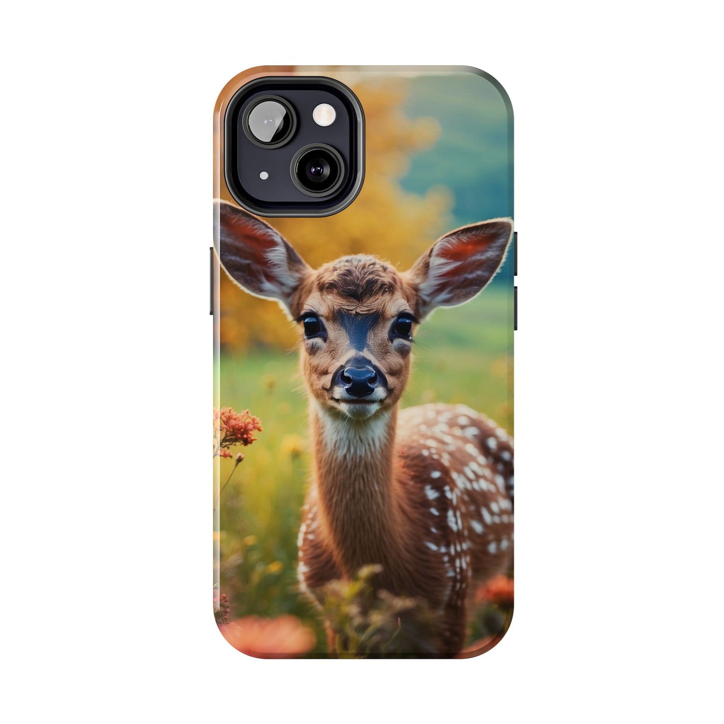 Golden Meadow Fawn iPhone Case