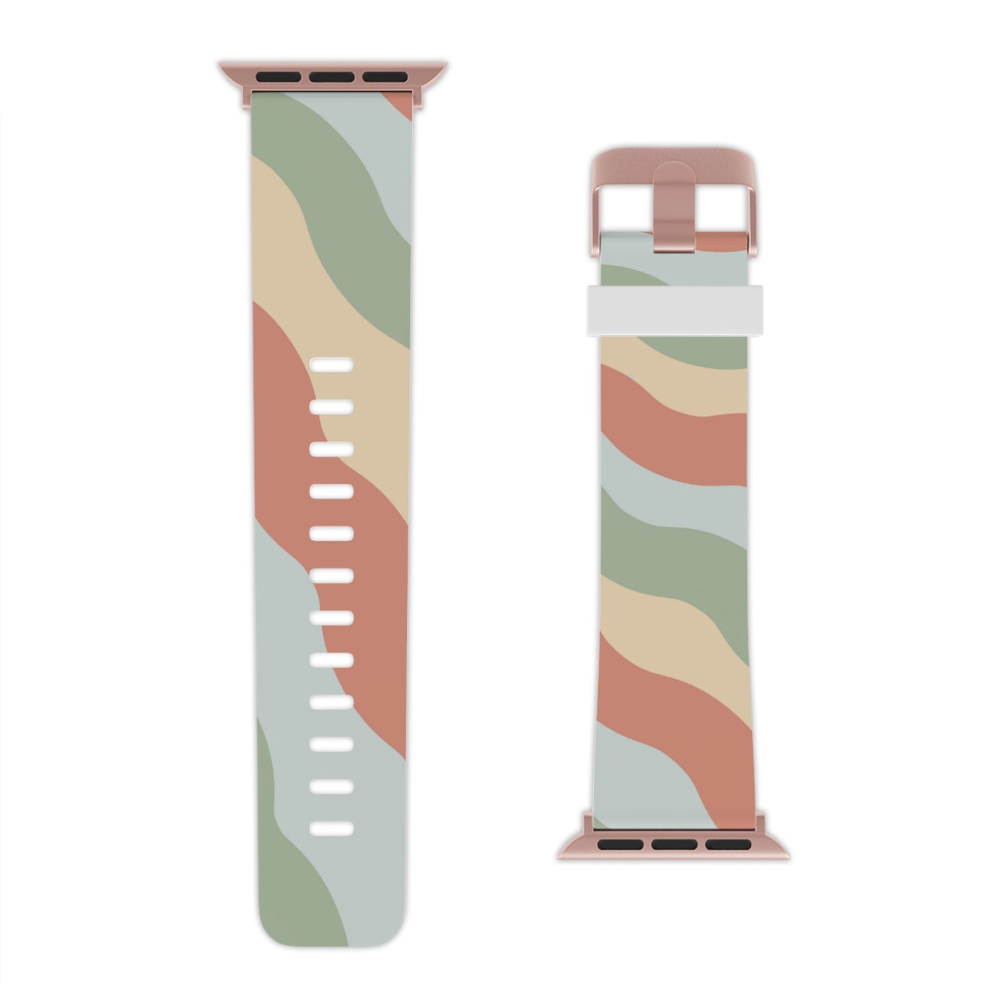 Earthy Retro Waves Apple Band