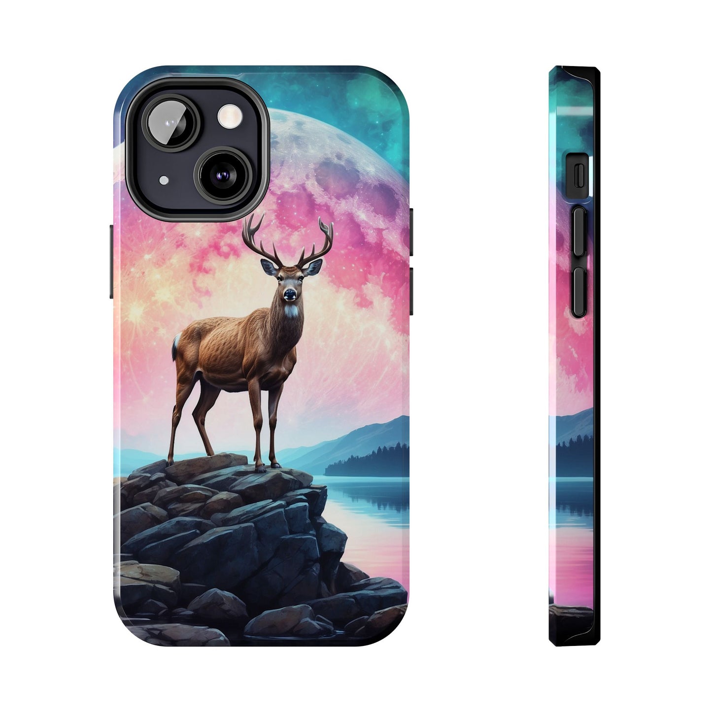 Stag in Moonlit Glow iPhone Case