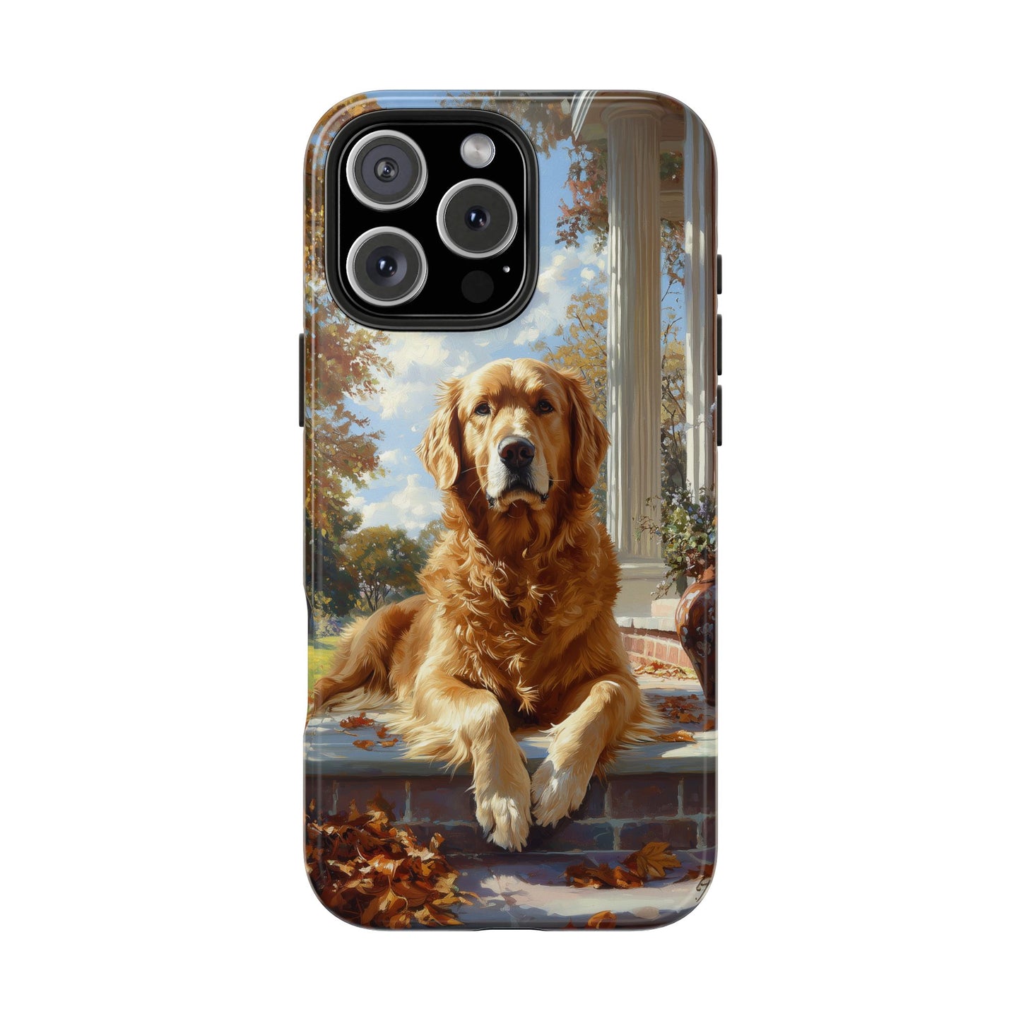 Golden Retriever Autumn Serenity - iPhone Series Case