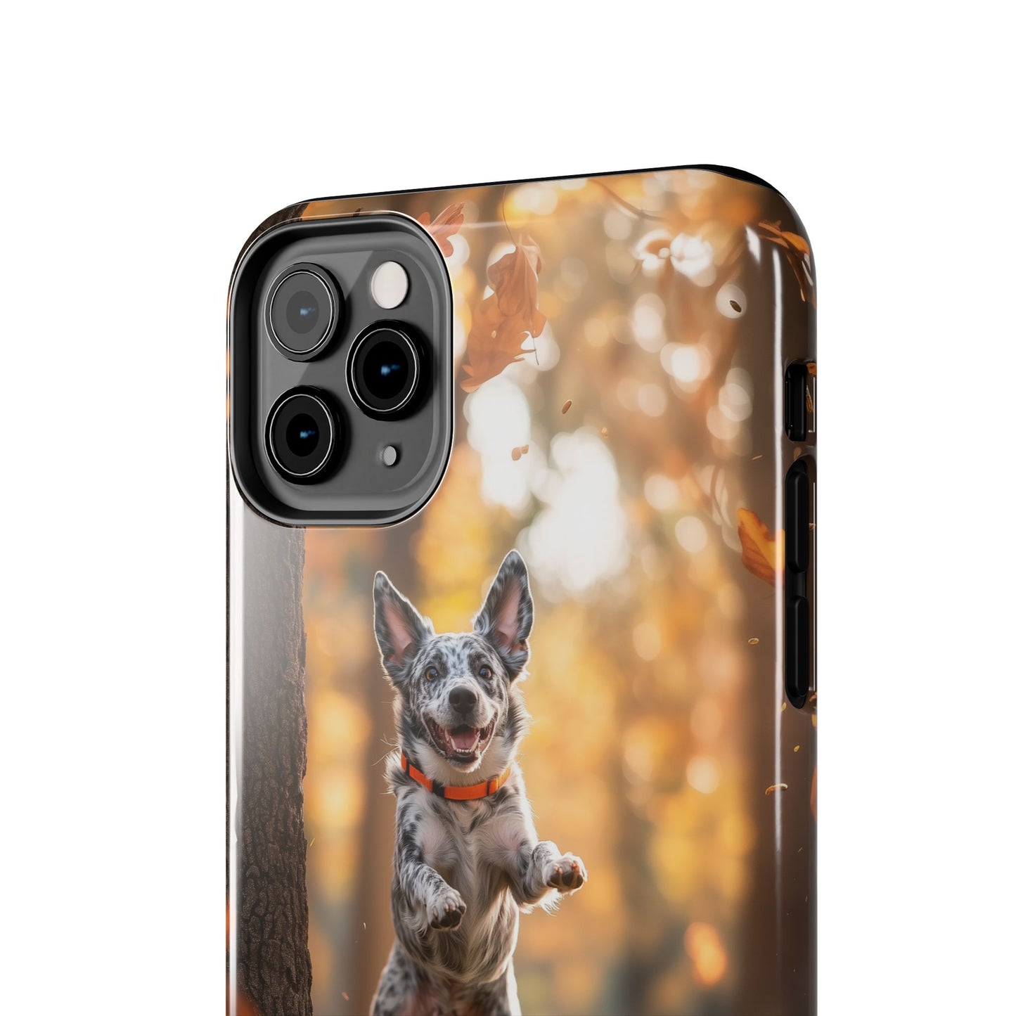 Energetic Blue Heeler Forest Pup Phone Case – Durable Outdoor-Inspired Design