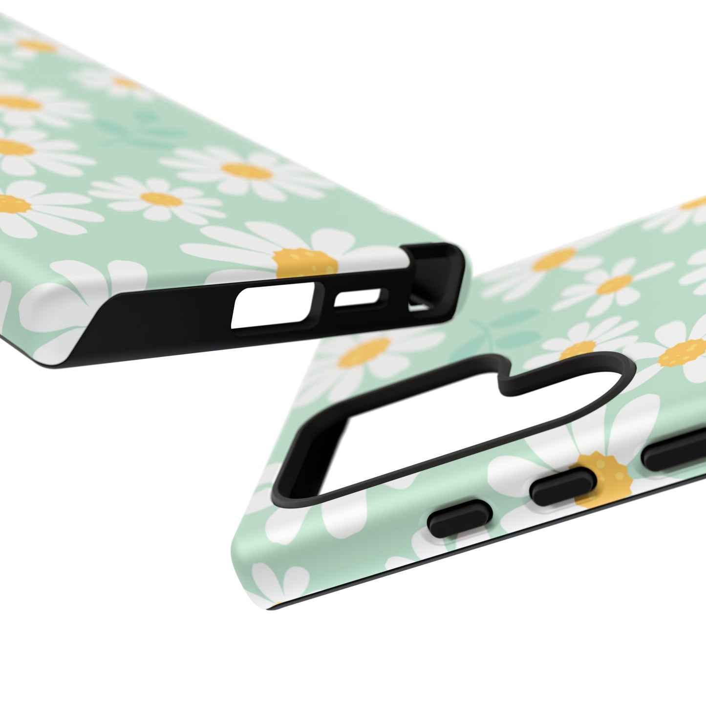 Charming Daisy Floral Tough Samsung Galaxy Case – Spring Pastel Design, Shockproof & Slim