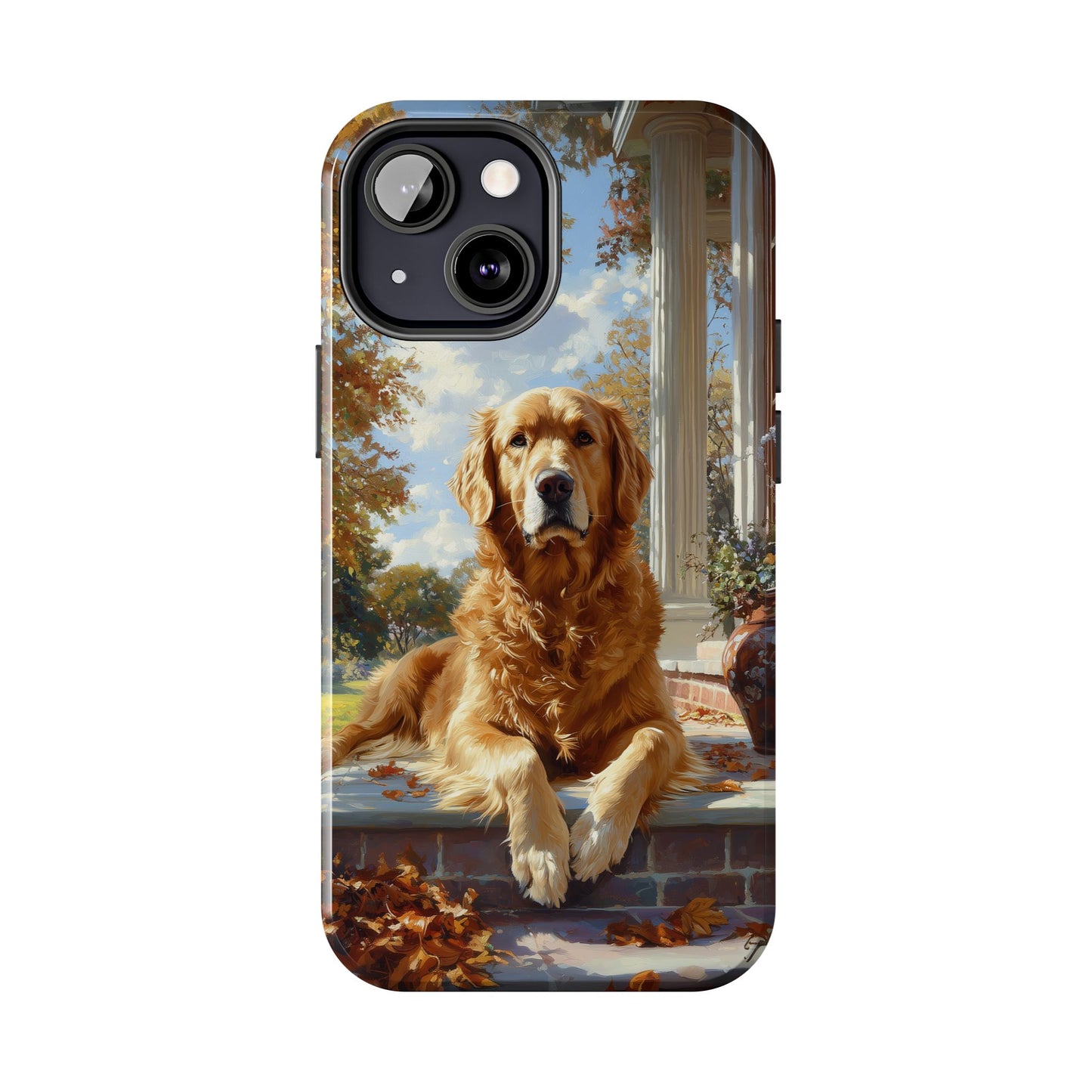 Golden Retriever Autumn Serenity - iPhone Series Case