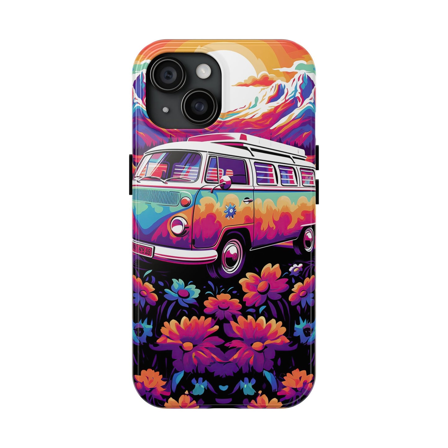 Groovy Floral Sunset Van – iPhone Series Case