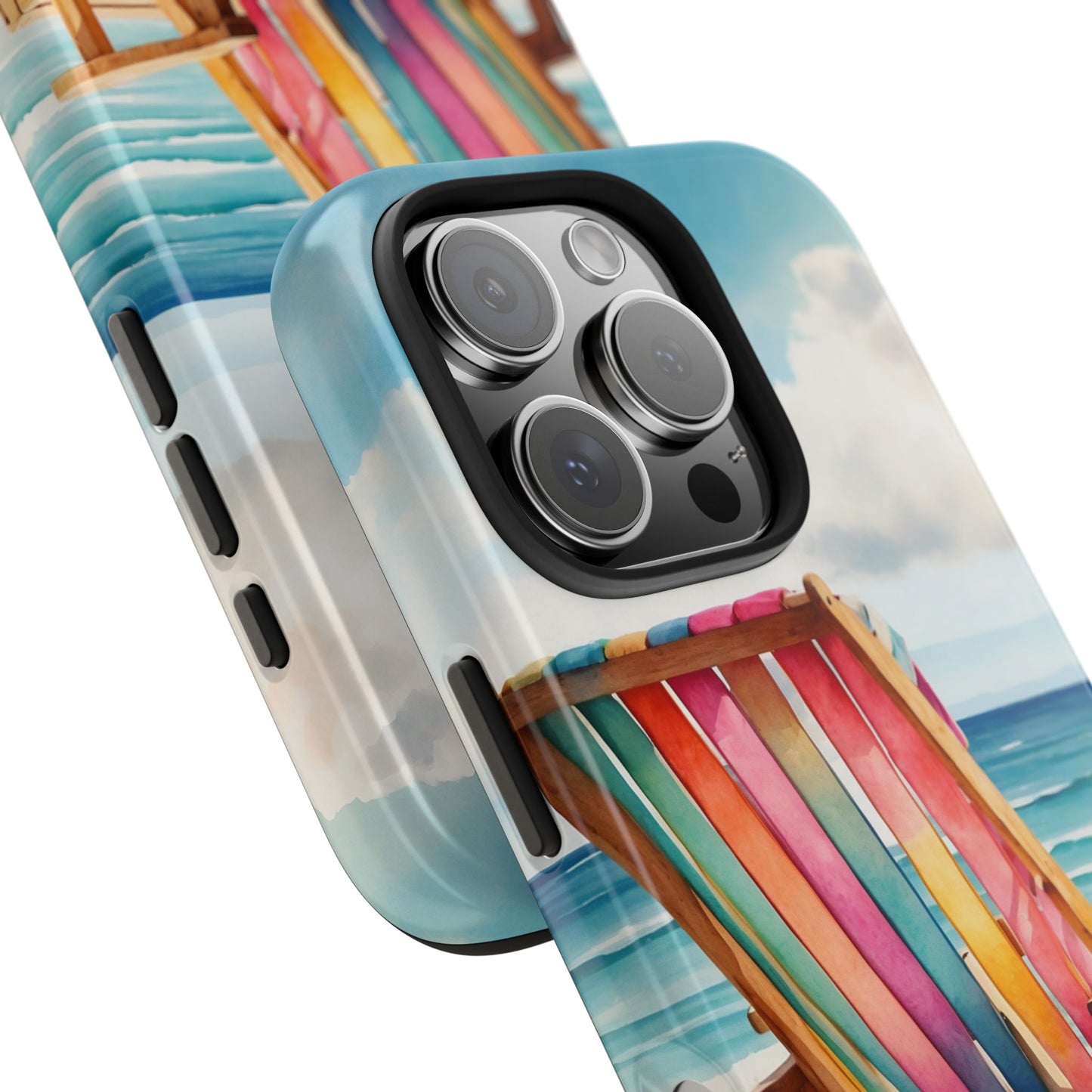 Vibrant Beach Escape iPhone Case – Tropical Summer Design