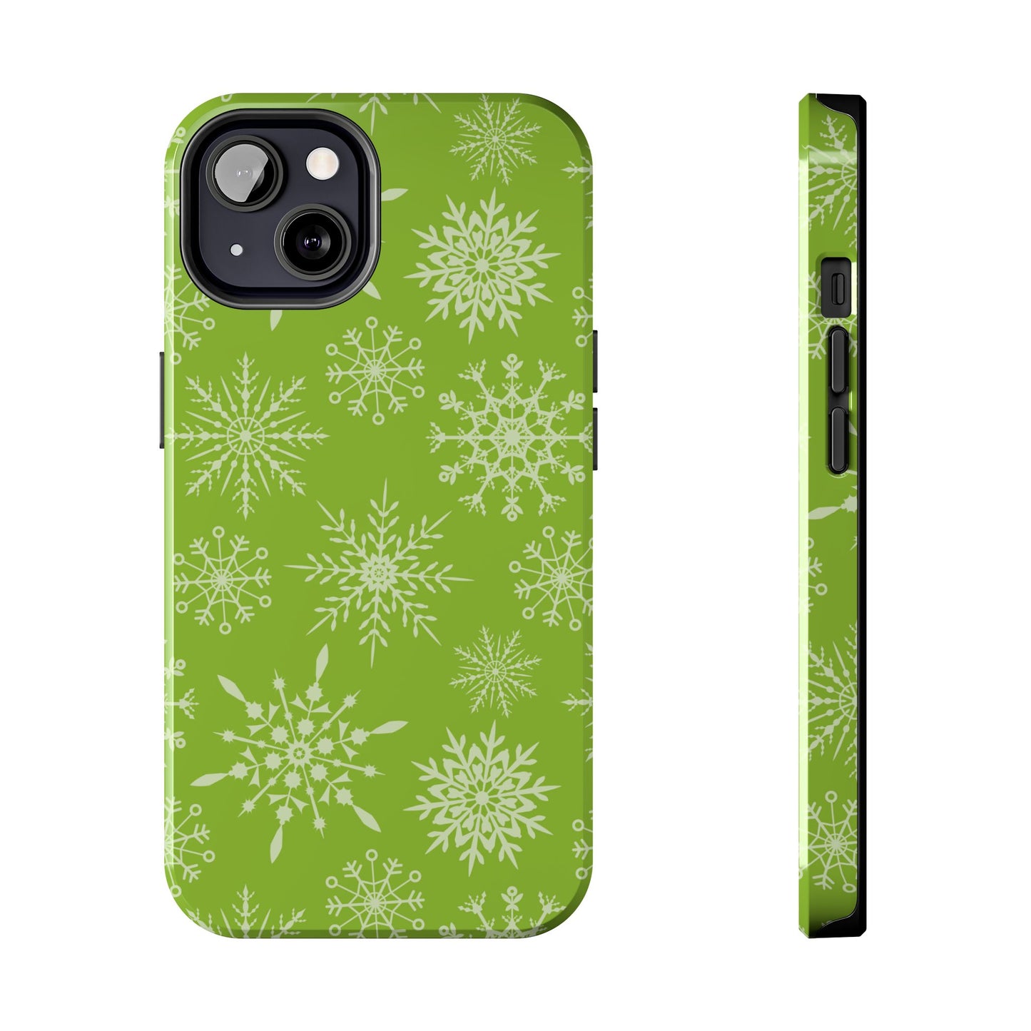 Green Snowflake Pattern – iPhone Series Case