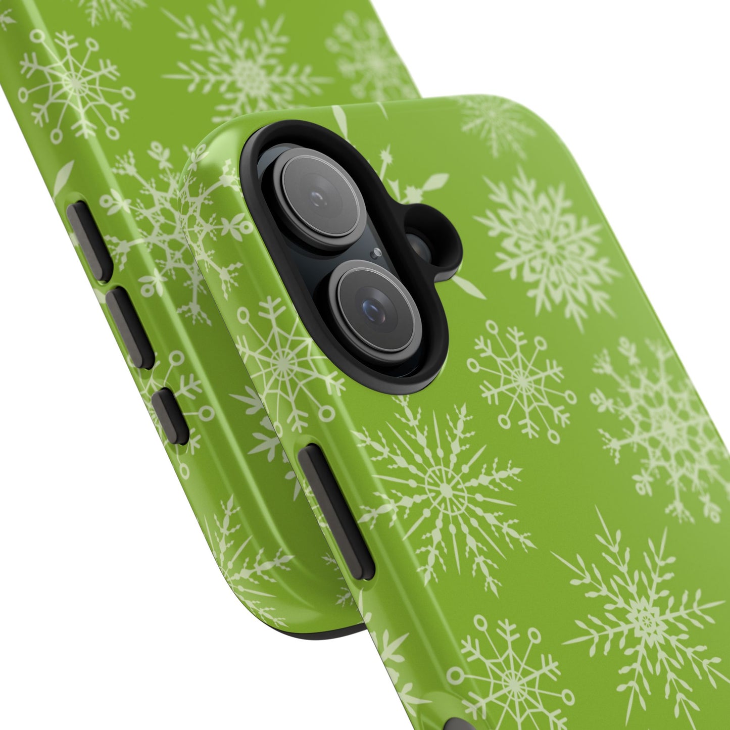 Green Snowflake Pattern – iPhone Series Case