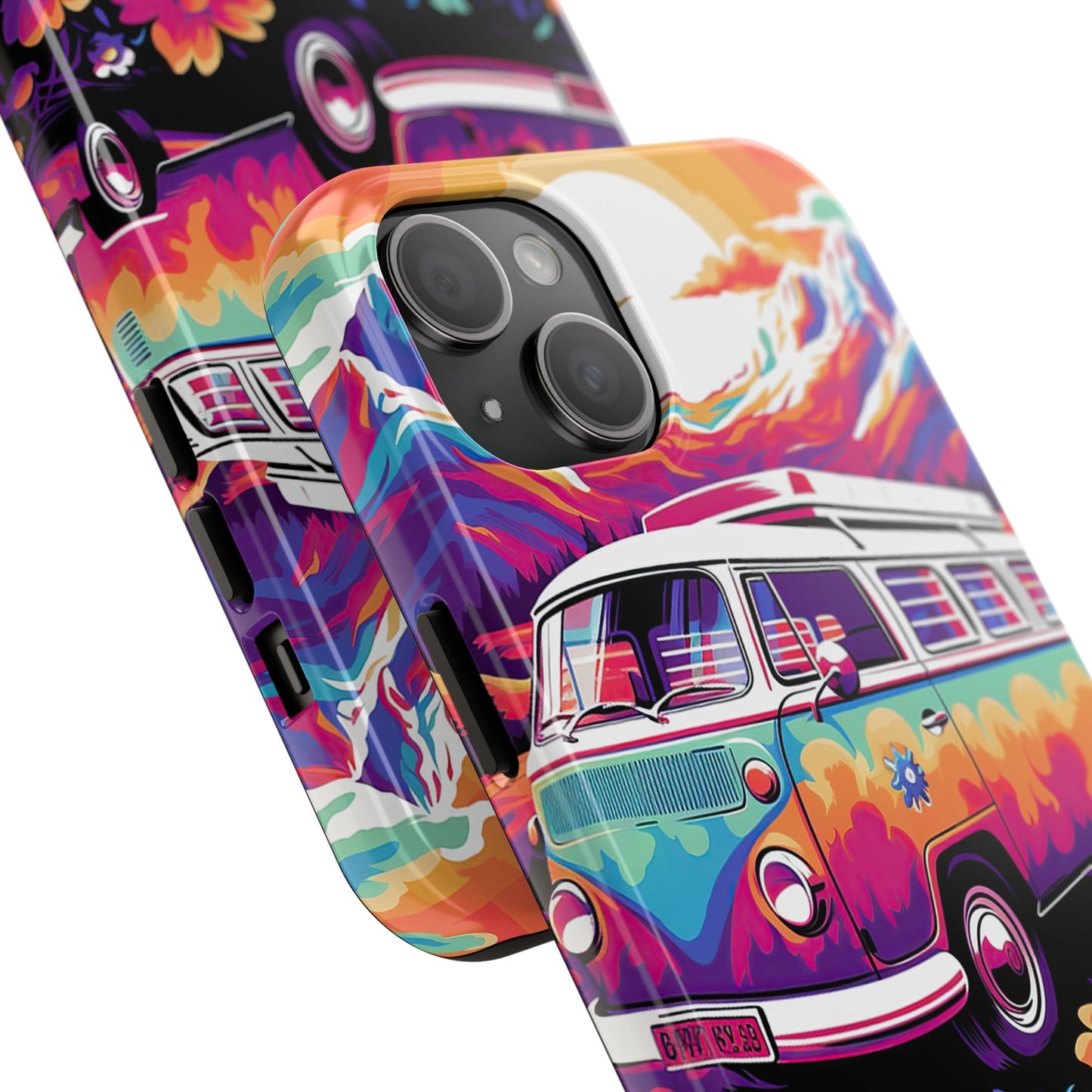 Groovy Floral Sunset Van – iPhone Series Case