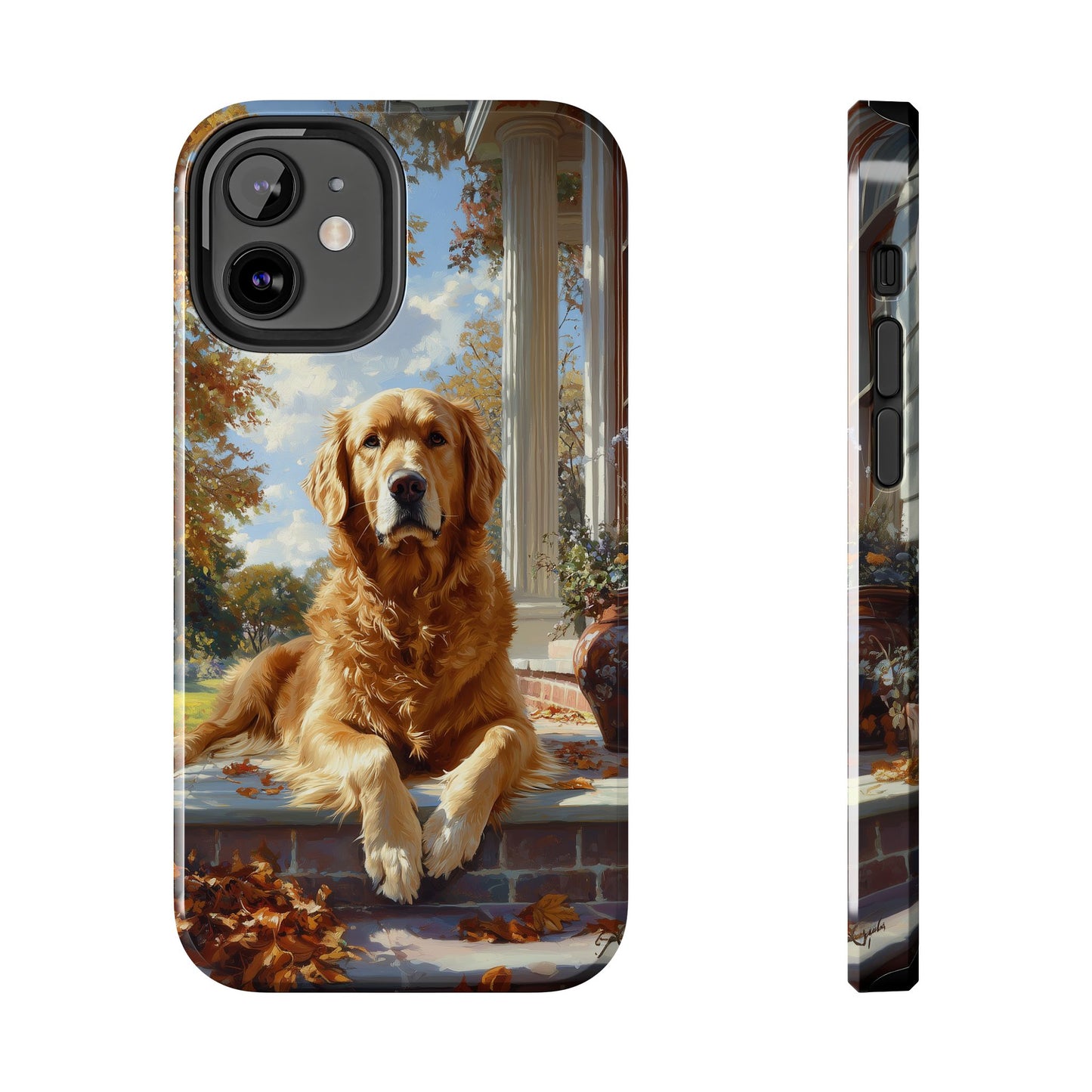Golden Retriever Autumn Serenity - iPhone Series Case