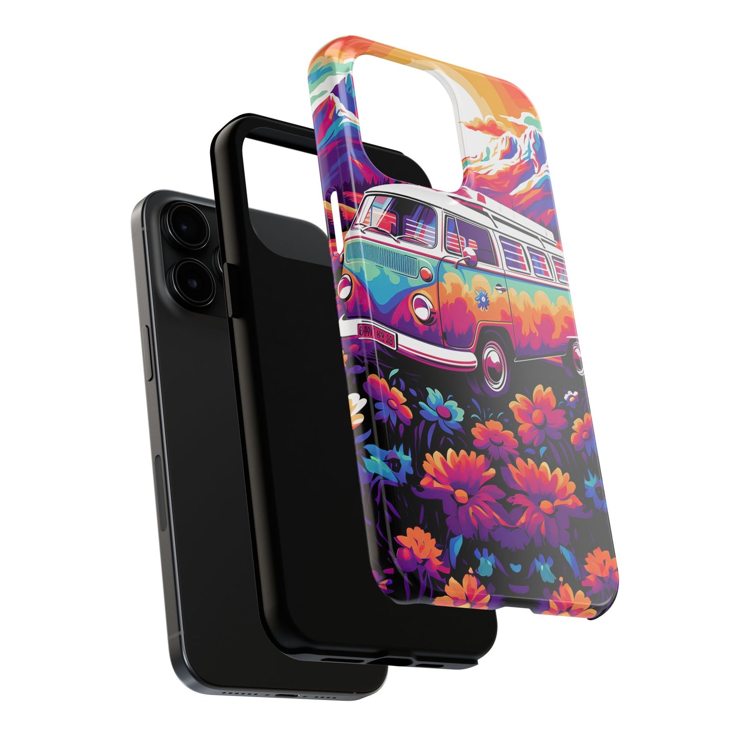 Groovy Floral Sunset Van – iPhone Series Case