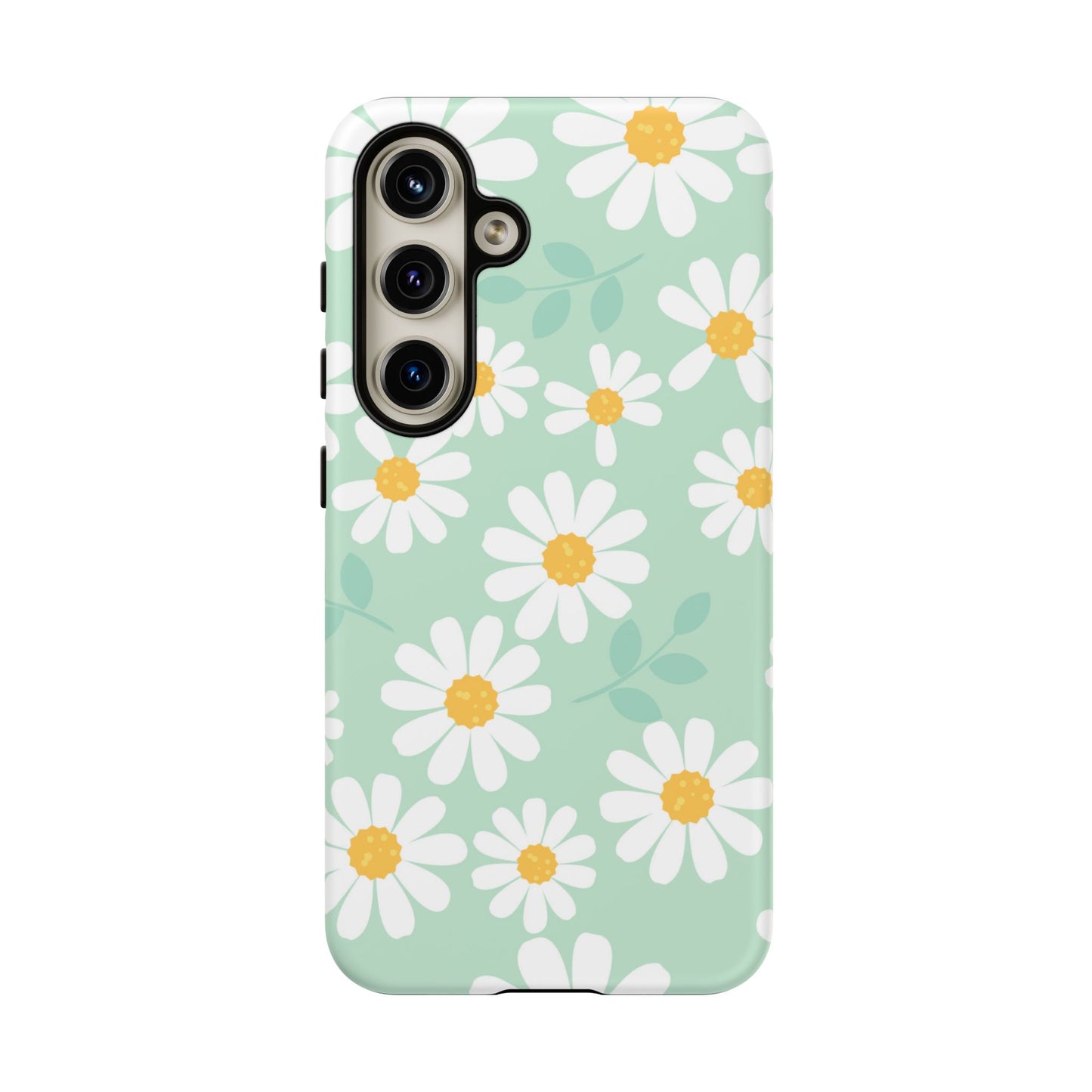 Charming Daisy Floral Tough Samsung Galaxy Case – Spring Pastel Design, Shockproof & Slim