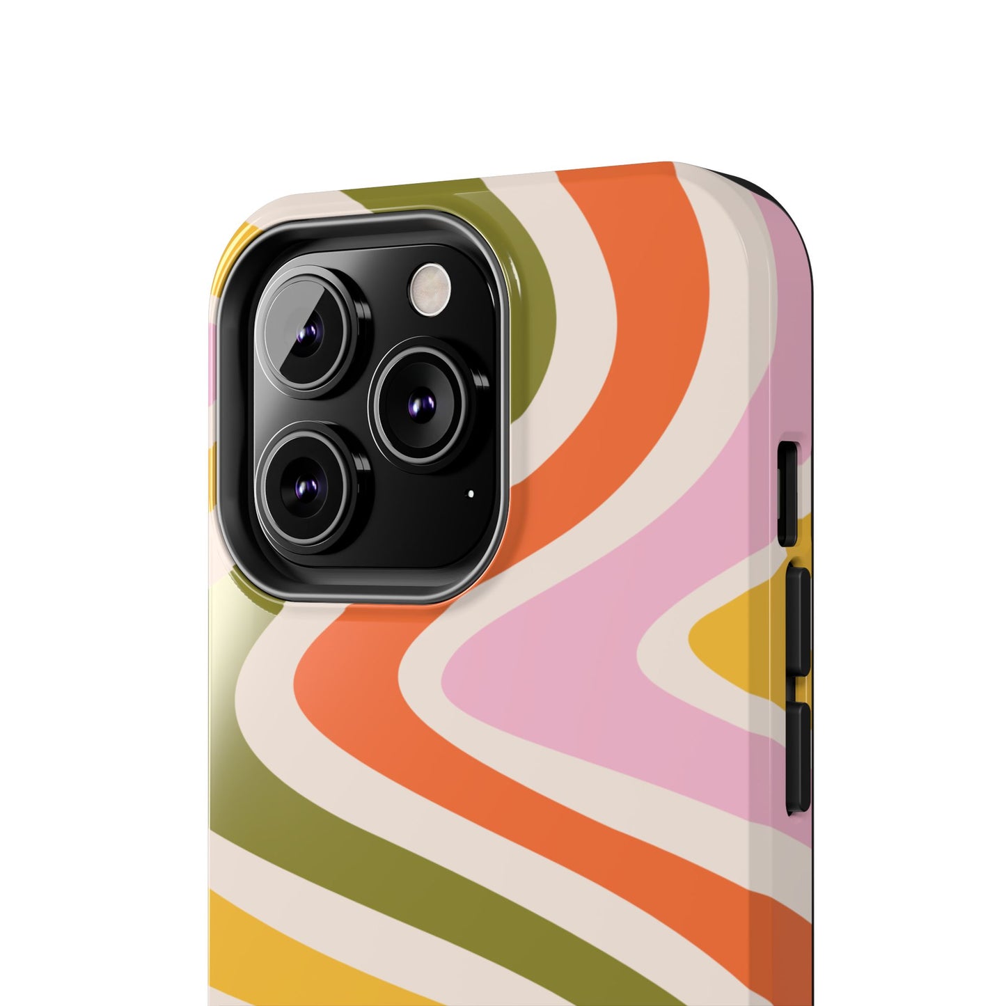 Retro Groove iPhone Case – 70s-Inspired Design with Dual-Layer Protection