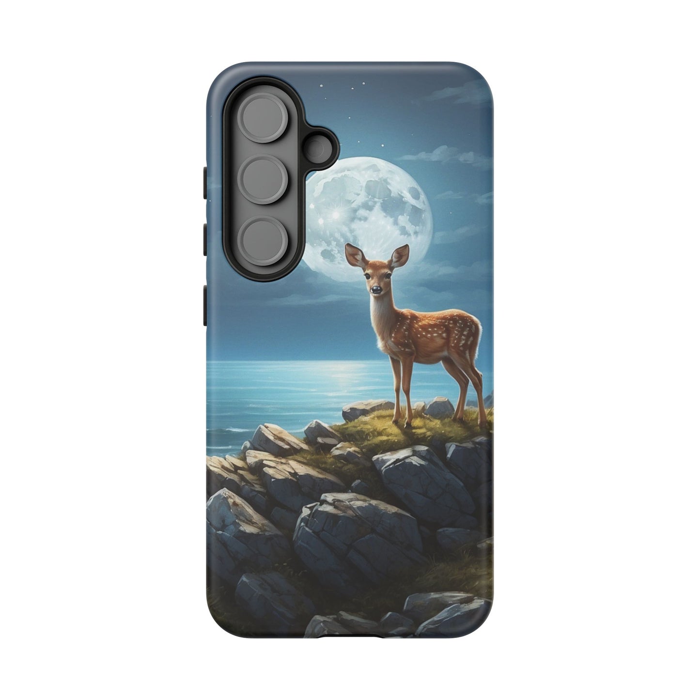 Enchanted Fawn Under the Moonlit Sky Samsung Galaxy Case