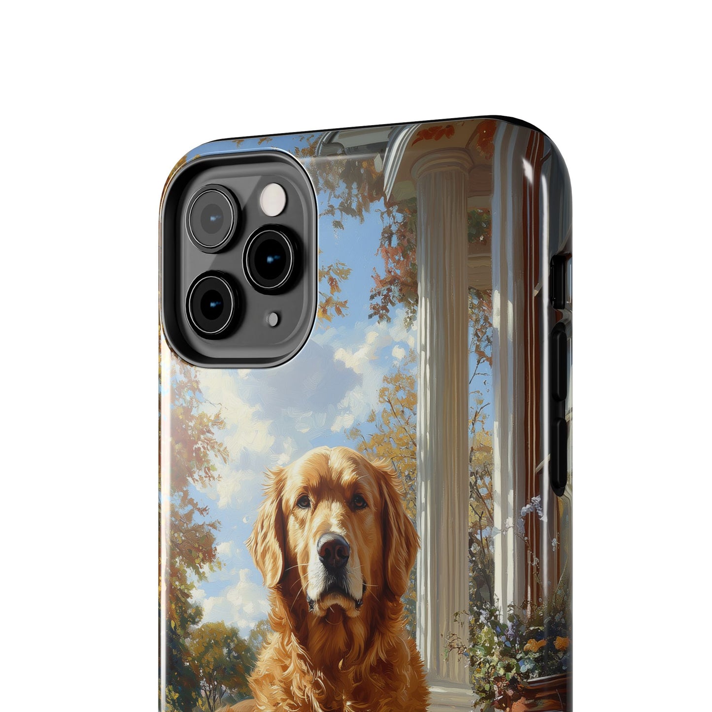 Golden Retriever Autumn Serenity - iPhone Series Case
