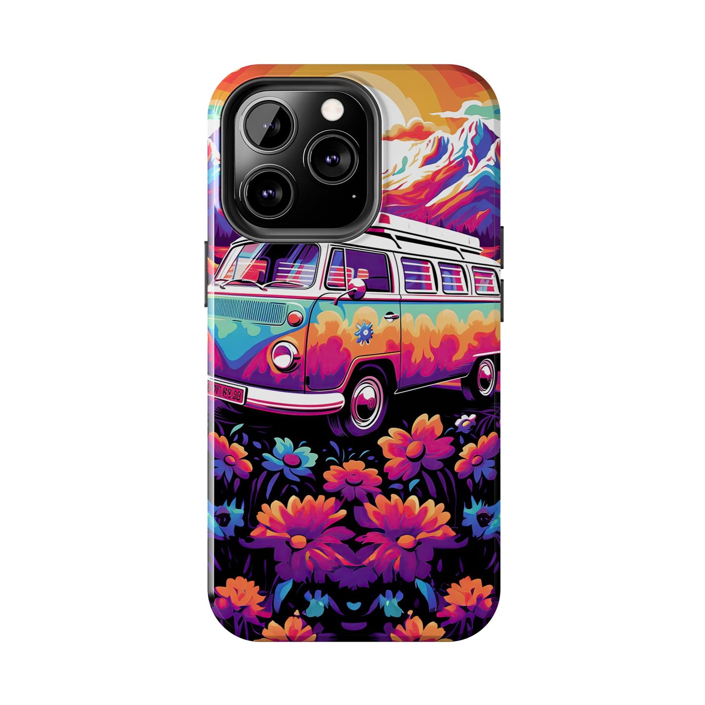 Groovy Floral Sunset Van – iPhone Series Case