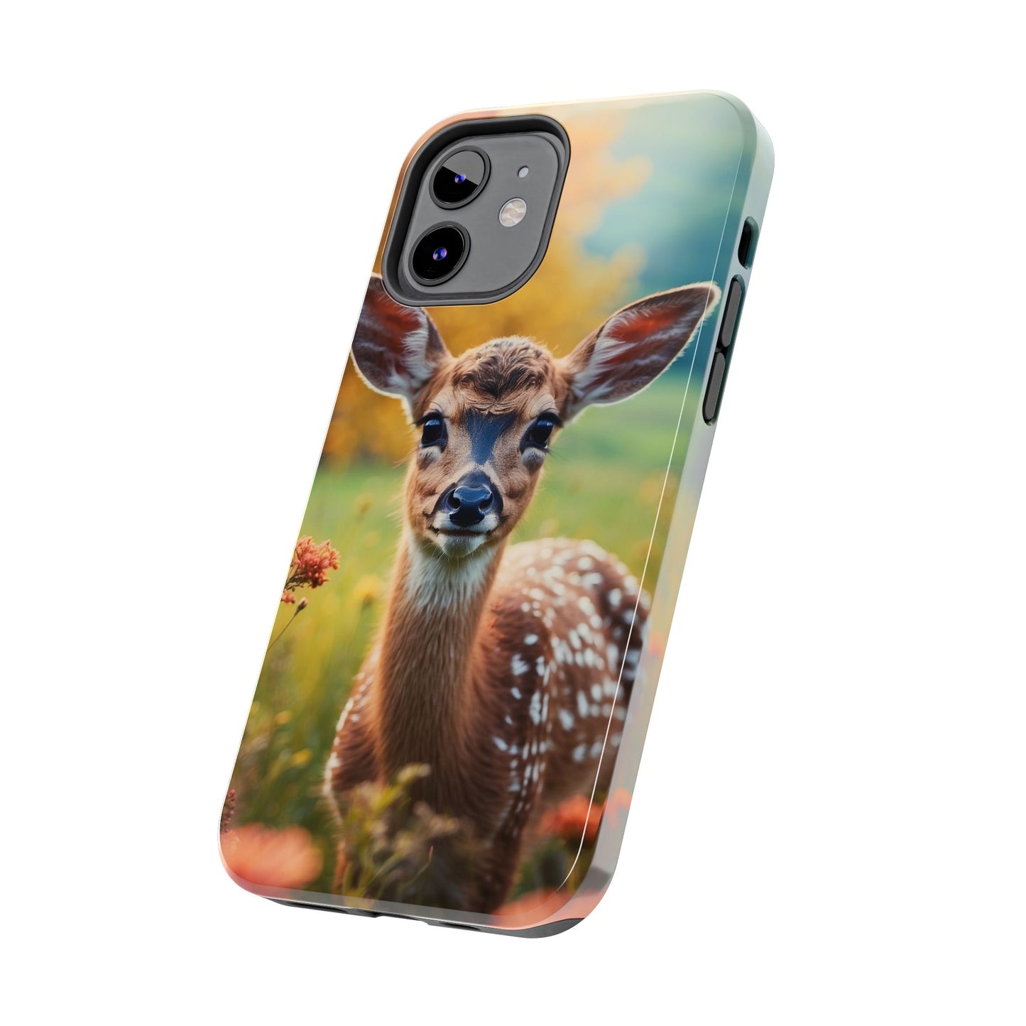 Golden Meadow Fawn iPhone Case