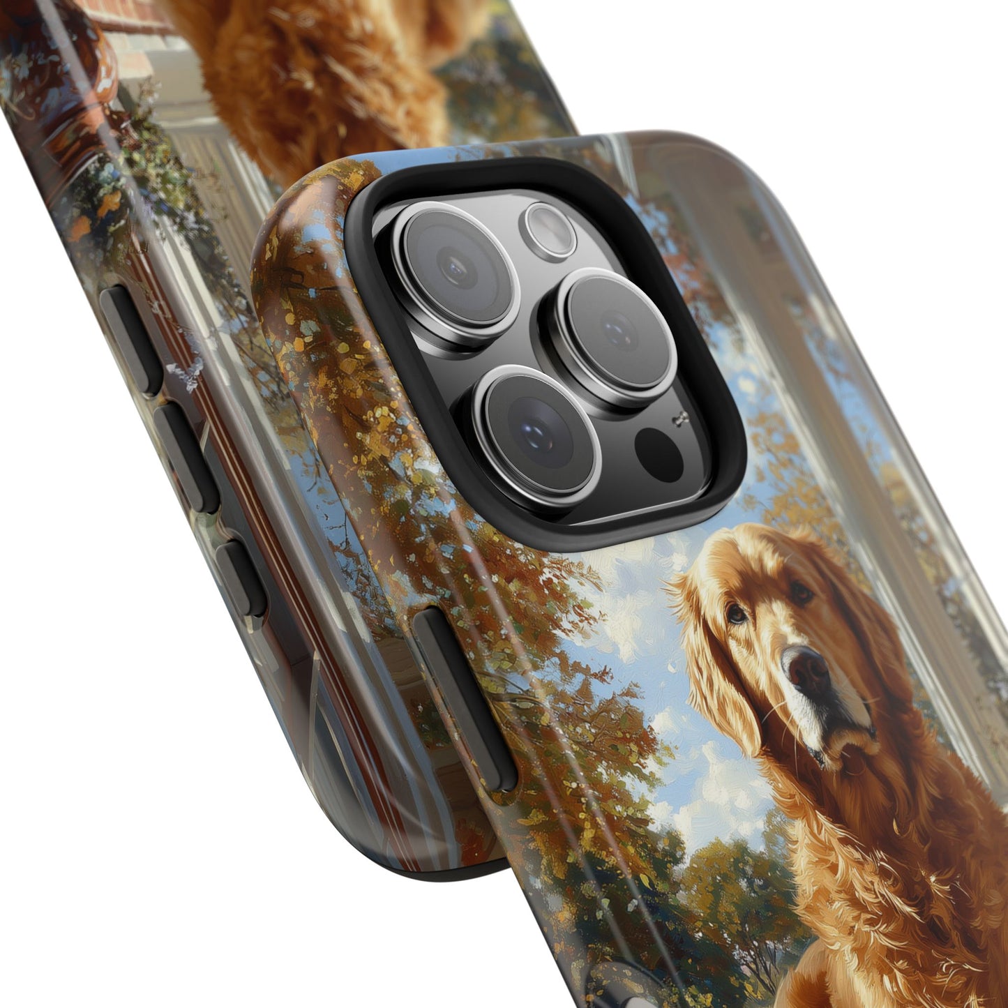 Golden Retriever Autumn Serenity - iPhone Series Case